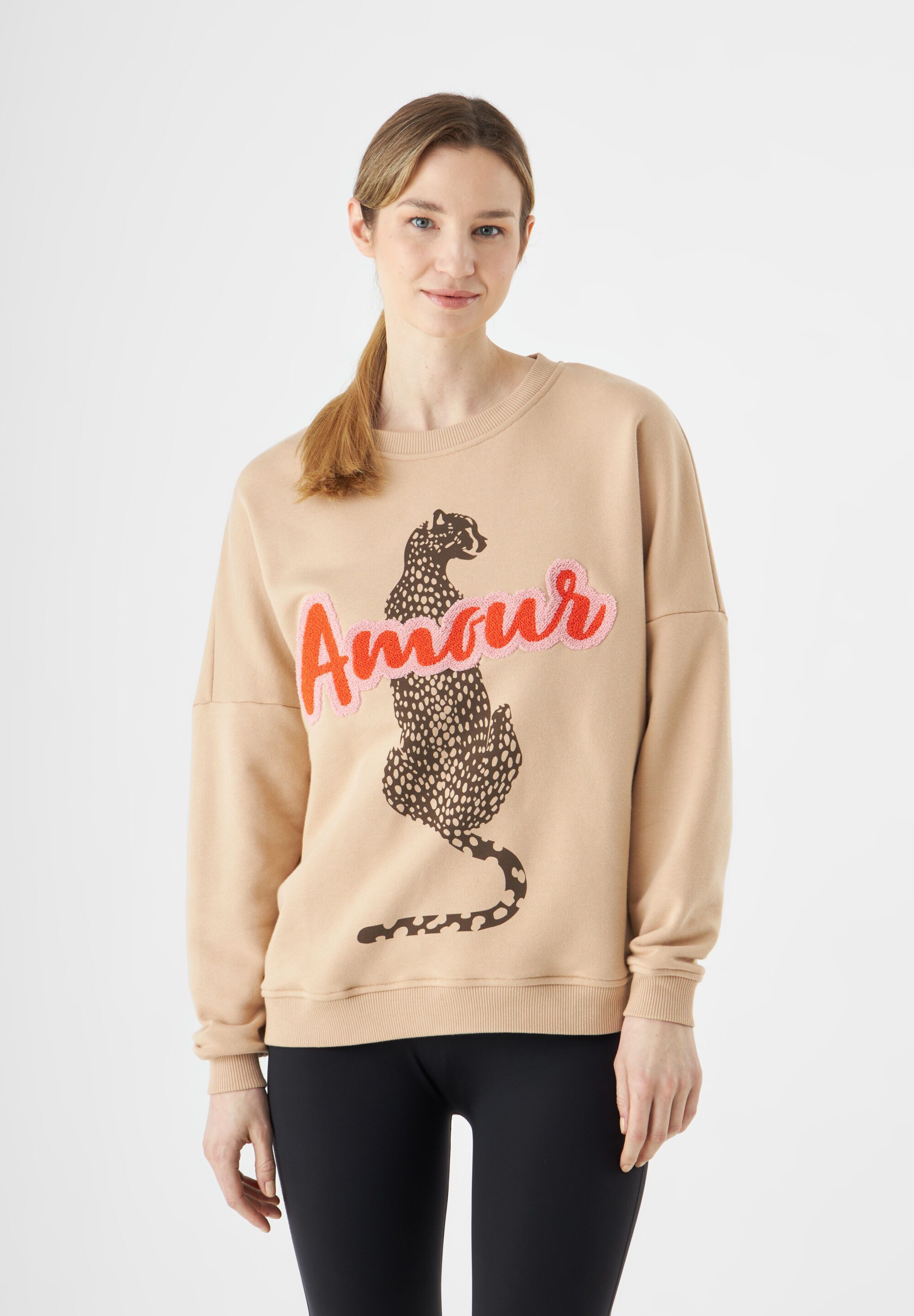 Codello Sweatshirt (1-tlg) im Leopardenmuster günstig online kaufen