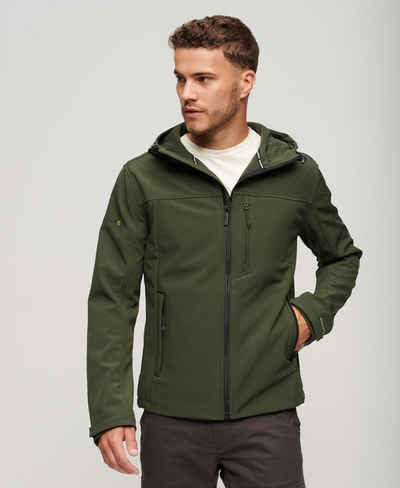 Superdry Softshelljacke HOODED SOFT SHELL JACKET Dark Moss Green