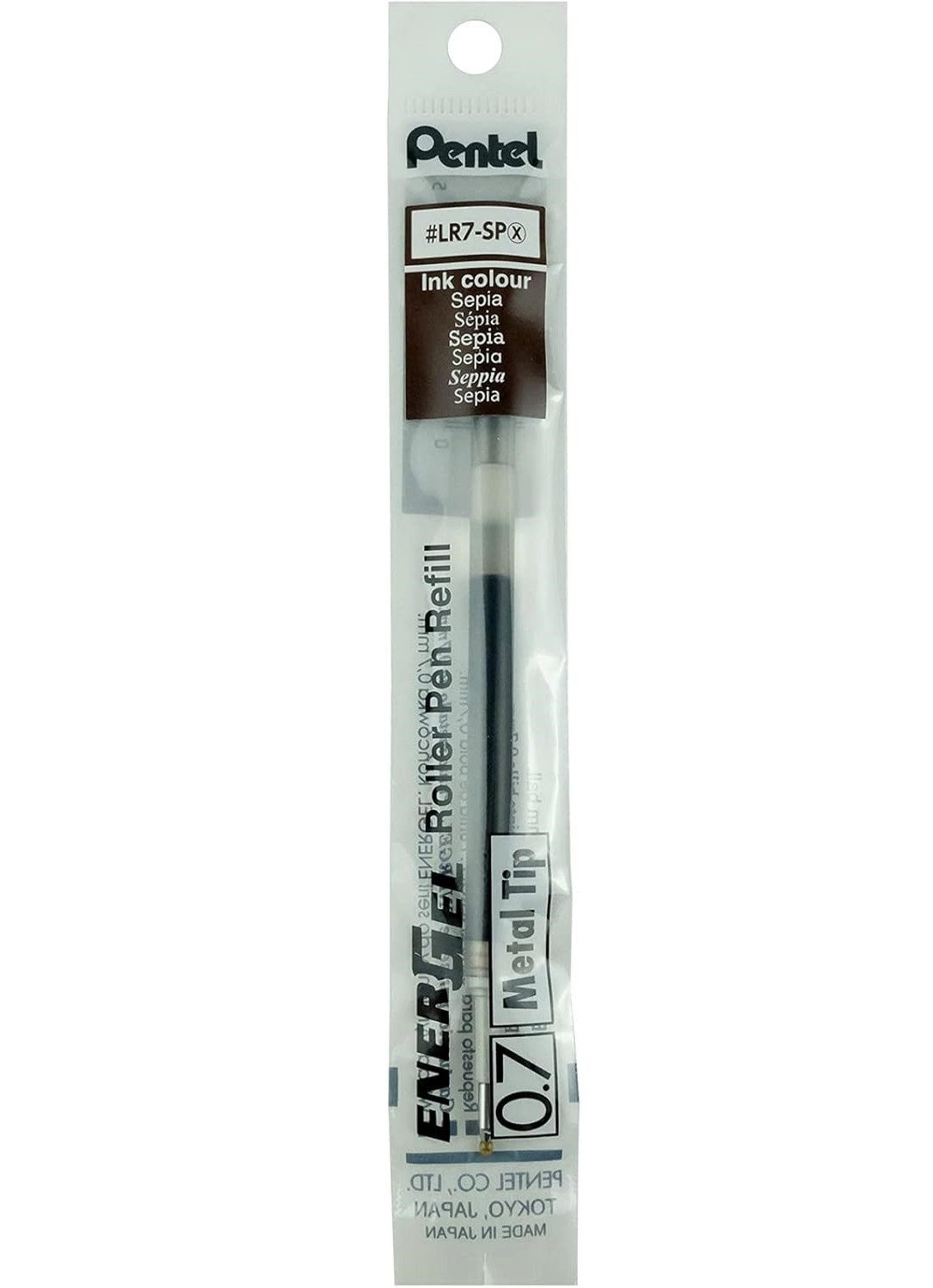 PENTEL Spiel Pentel Ersatzmine für EnerGel LR7-SPX sepia
