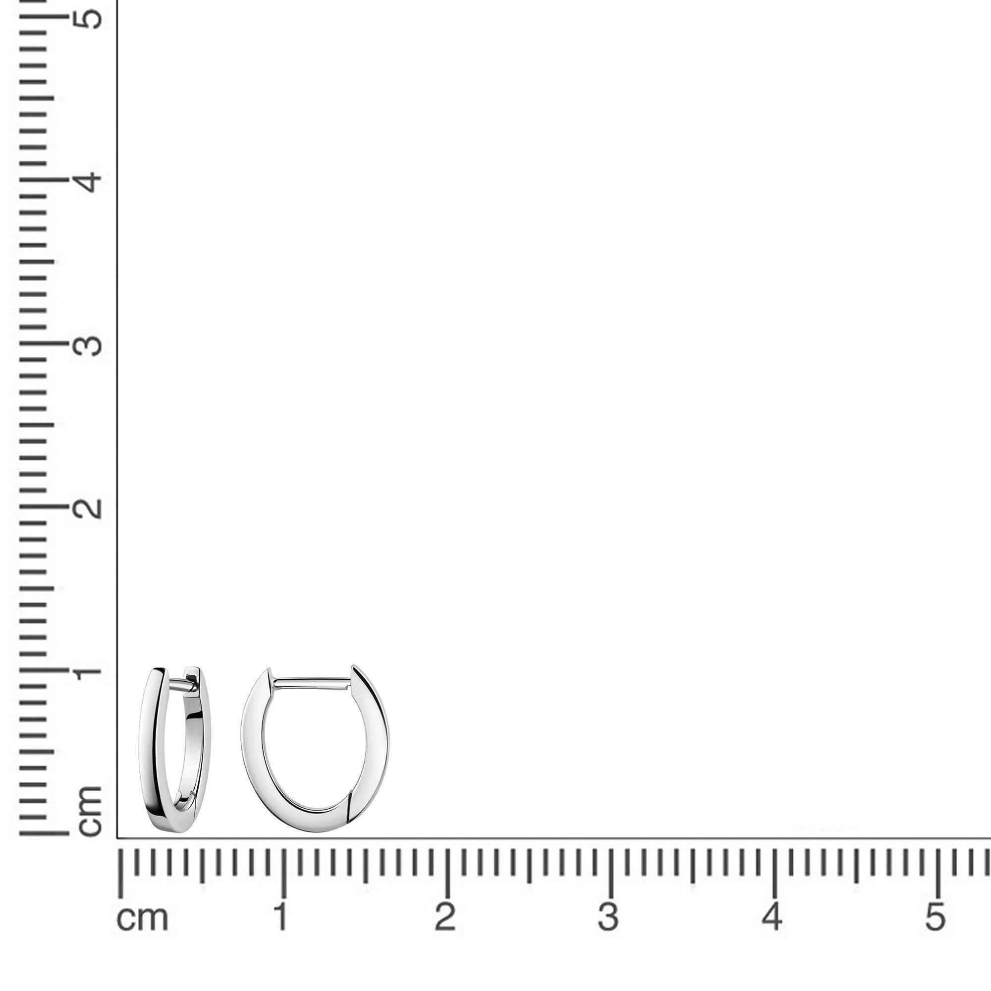 Firetti Paar Creolen Schmuck Geschenk Silber 925 Ohrschmuck Ohrringe