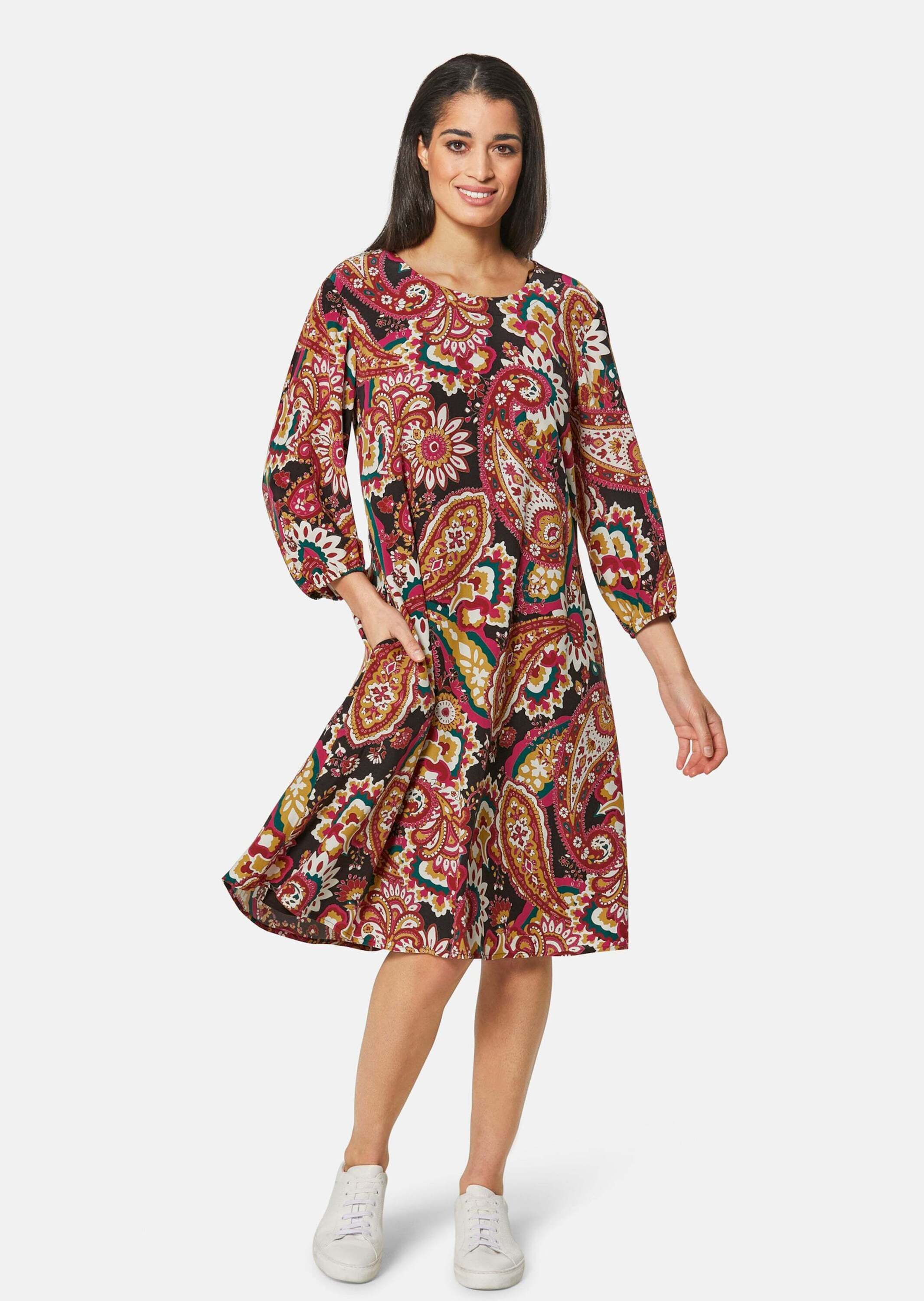 MADELEINE Midikleid Kleid mit Paisleymuster