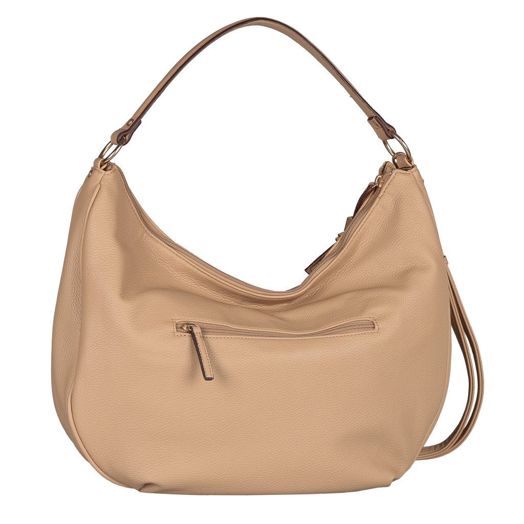 Gabor Hobo Rosina, Umhängetasche, Schultertasche mit markantem Metal-Emblem