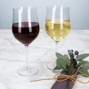 MamboCat Weinglas 6x Olivia Open Wine Wasser- & Weingläser 300ml mit Fuß Cocktailglas, Glas