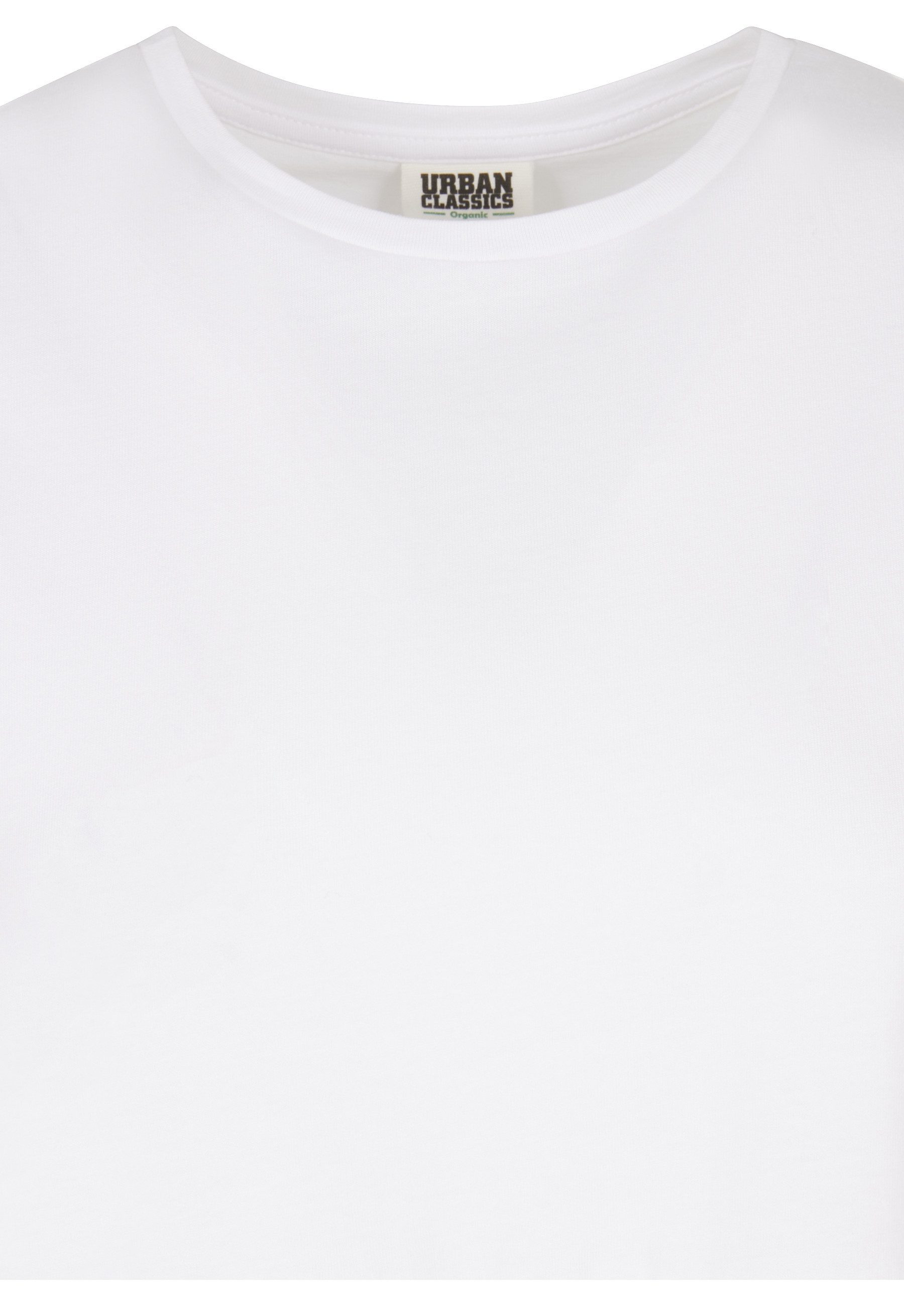 URBAN CLASSICS A-Linien-Kleid Urban Classics Damen Ladies Organic Empire Valance Tee Dress (1-tlg)