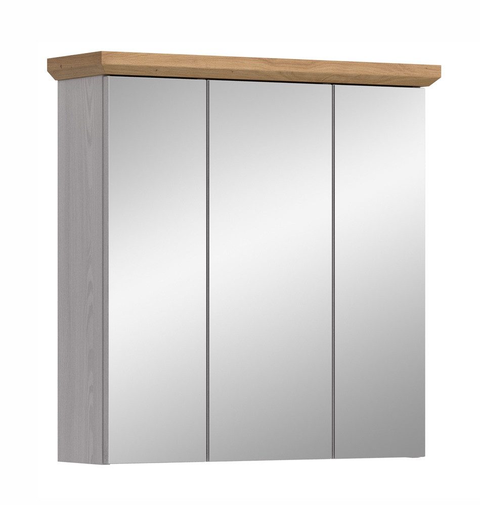 xonox.home Badezimmerspiegelschrank Spiegelschrank Verona, Sibiu Larche / Artisan Eiche ohne Beleuchtung Spiegel