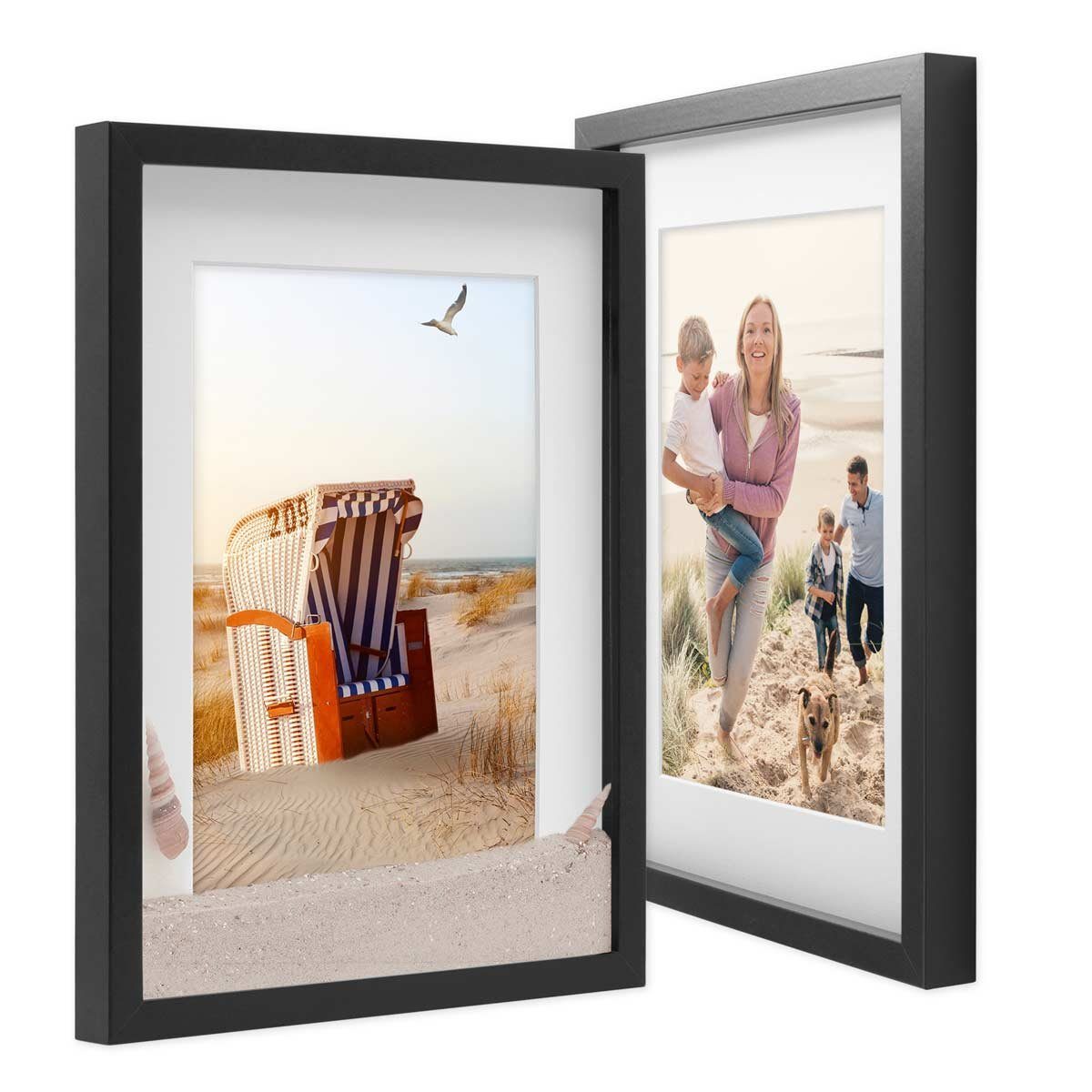 PHOTOLINI Bilderrahmen 2er Set 3D-Rahmen mit günstig online kaufen