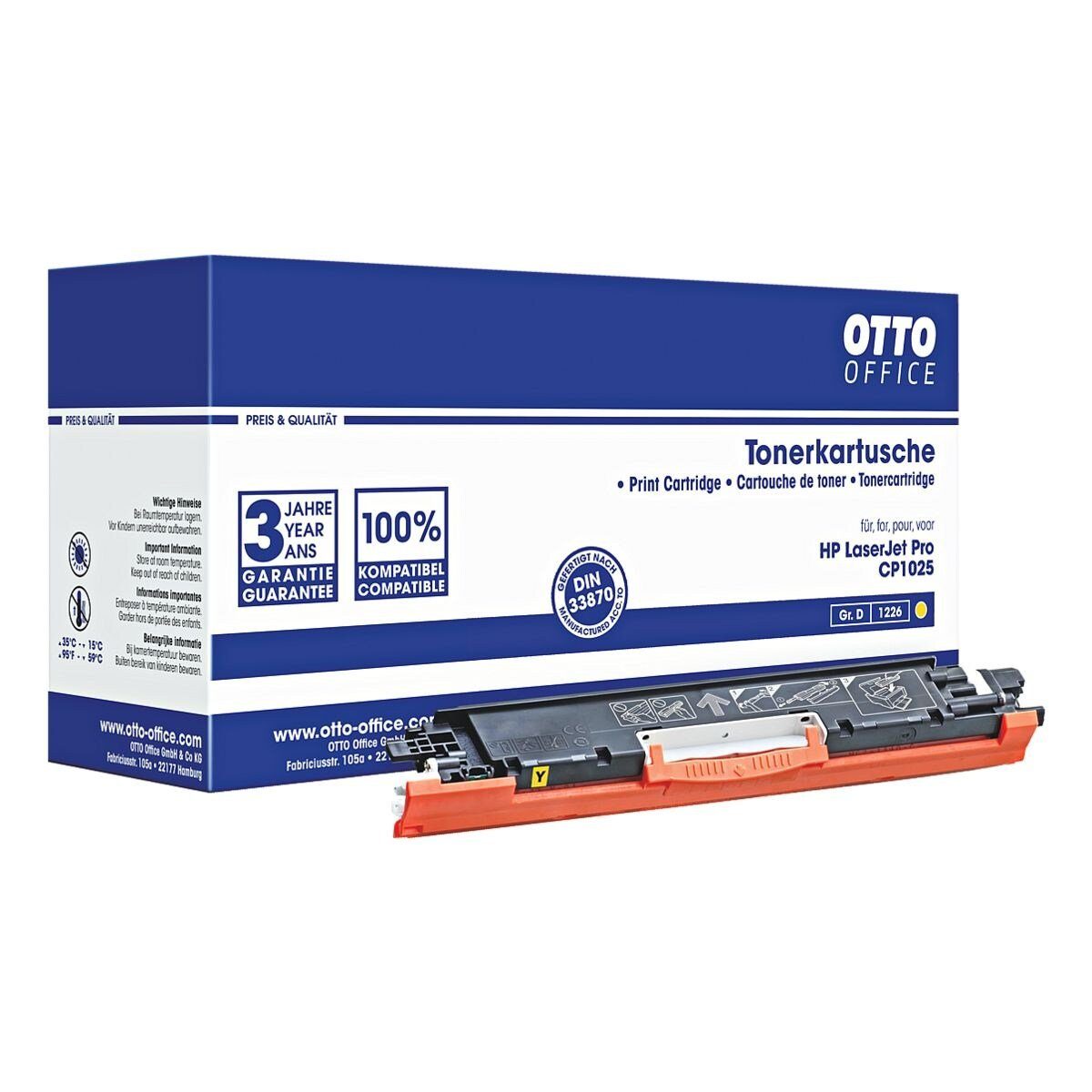 Otto Office  Office Tonerpatrone CE312A gelb