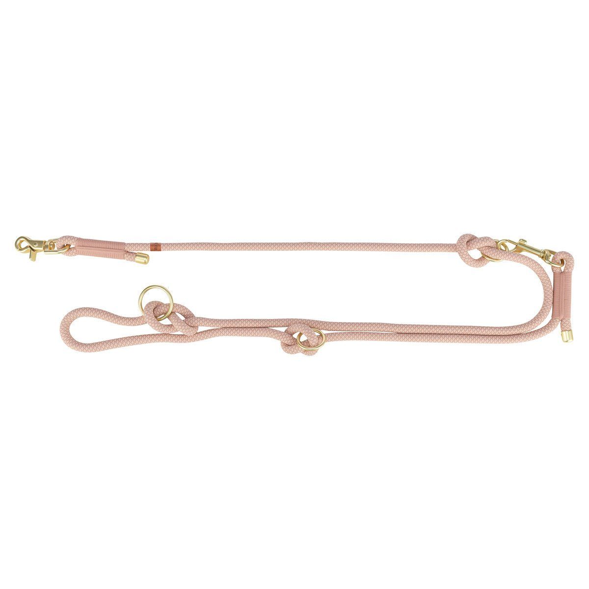 Hundeleine Soft Rope Verlängerungsleine rosa/hellrosa