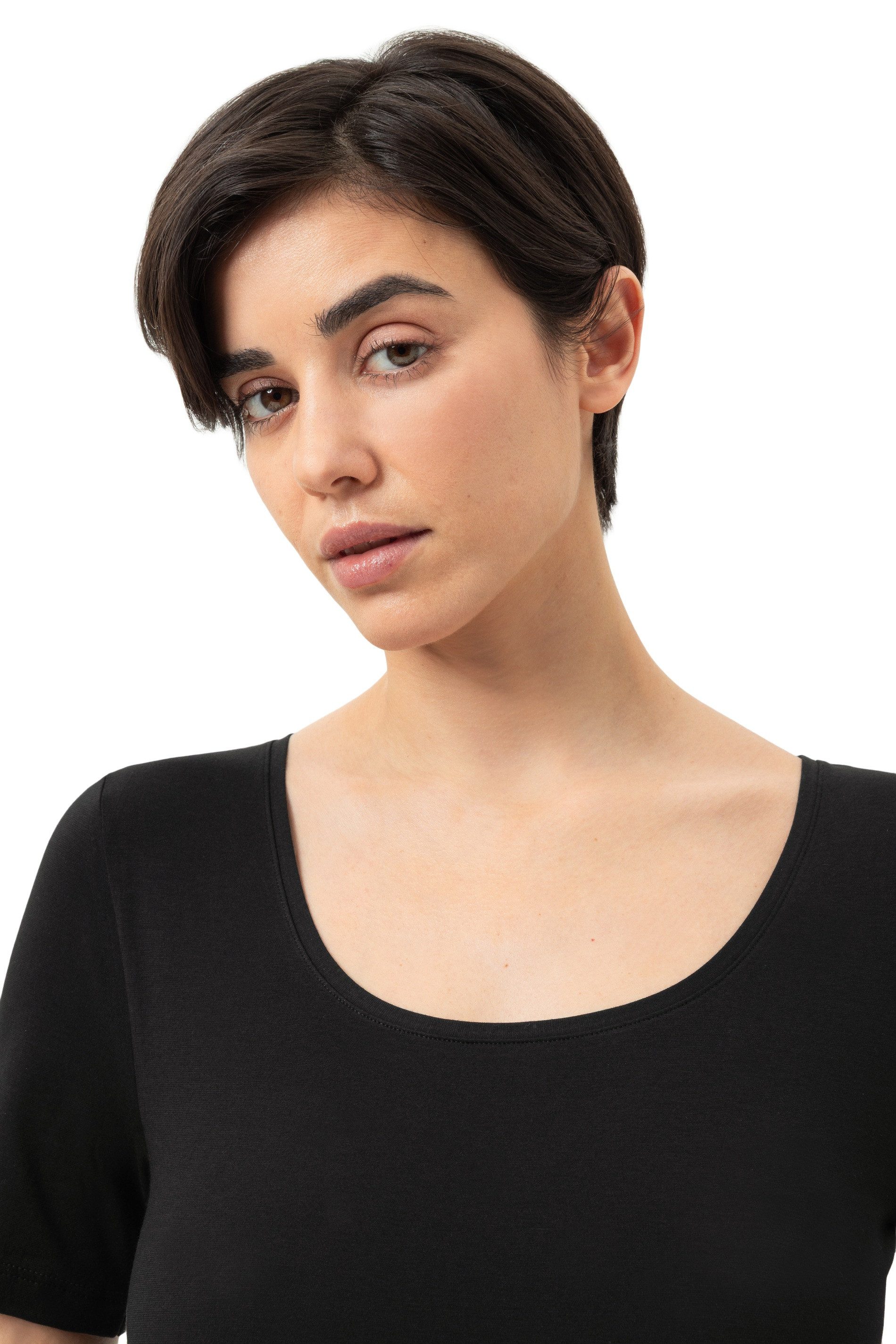 Mey Kurzarmshirt SUPERFINE ORGANIC Rundhals, schmale Passform, Halbarm – Bild 5 von 5