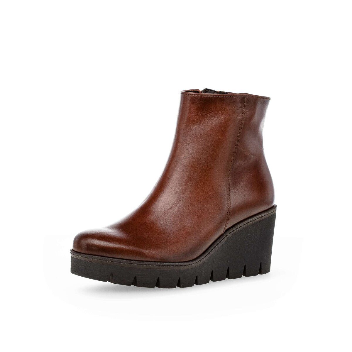 Gabor Plateau Stiefelette Glattleder Plateaustiefelette günstig online kaufen