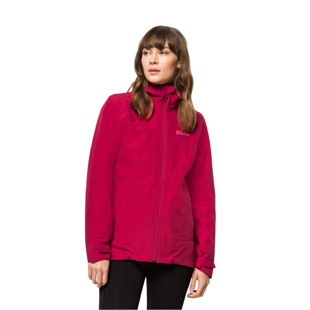 Jack Wolfskin Fleecejacke Ganzjahresjacke Moonrise 3in1 (wasser-/winddicht, mit)