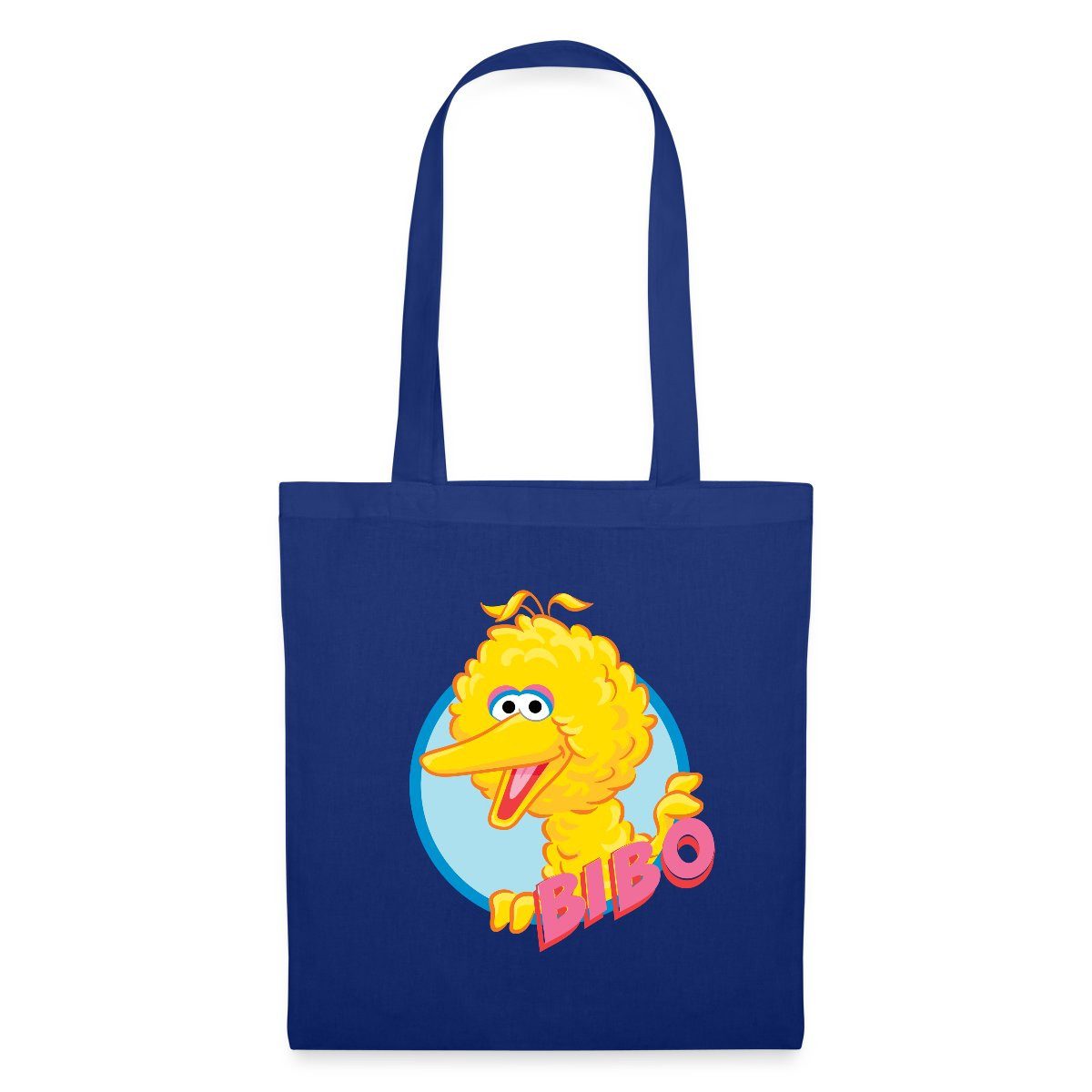 Henkeltasche Sesamstraße Bibo Portrait Stoffbeutel