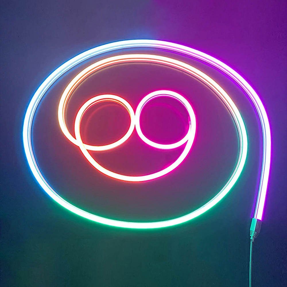 Rosnek LED Stripe 3M, Smart, DIY, RGB, für Schlafzimmer Party Gaming Zimmer günstig online kaufen