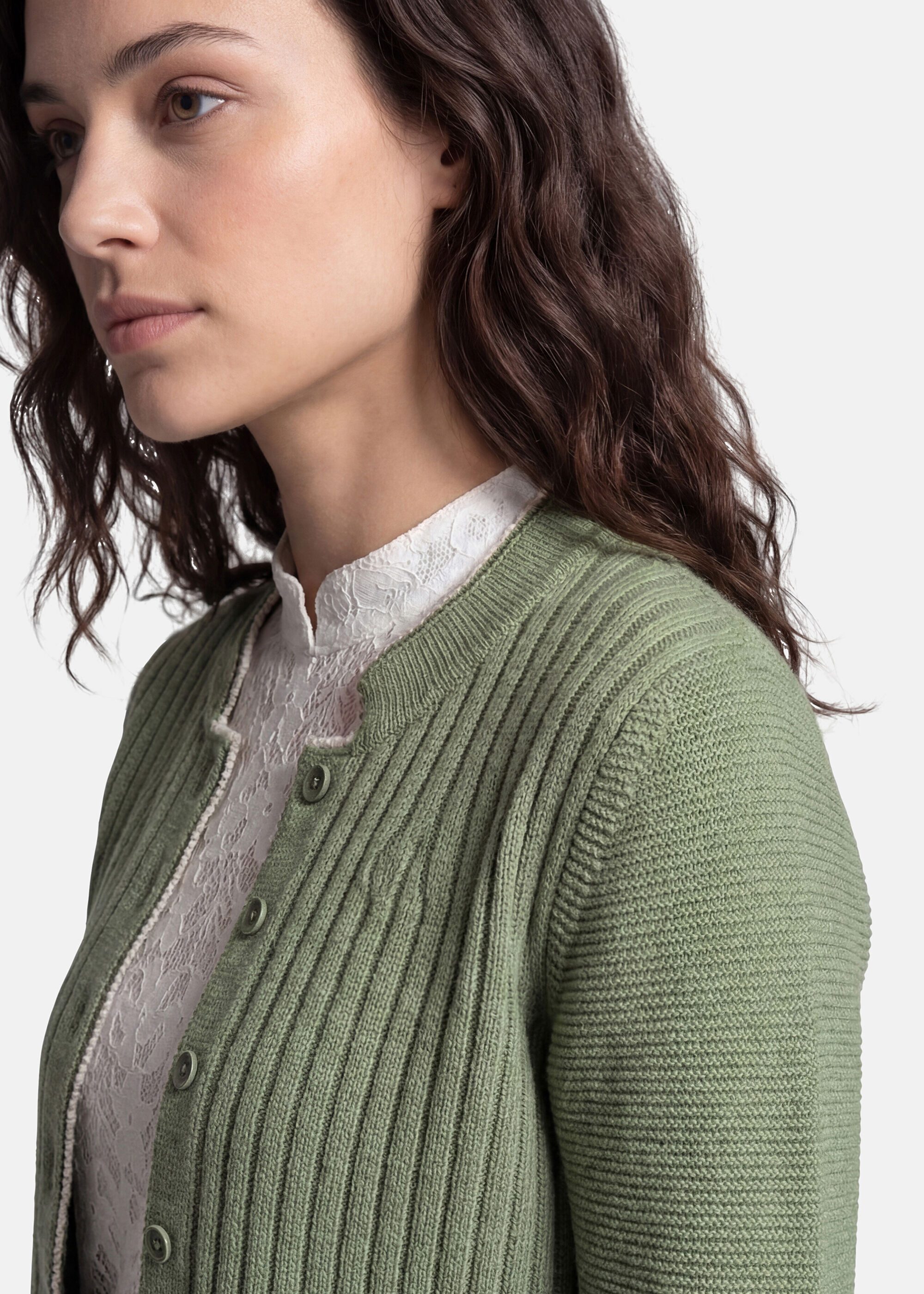 Spieth & Wensky Strickjacke Alexa mit femininen Highlights