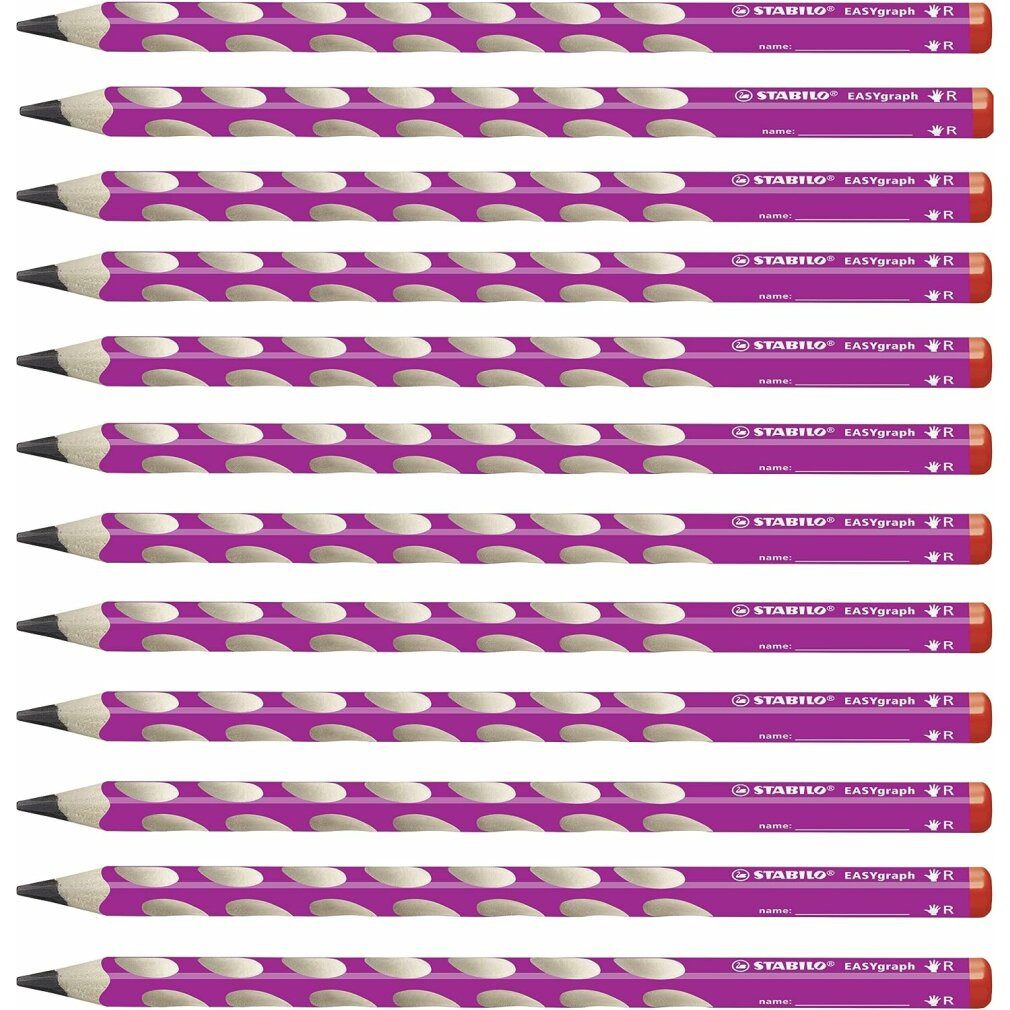 Bleistift Bleistift Easygraph Rosa Holz (12 Stück)