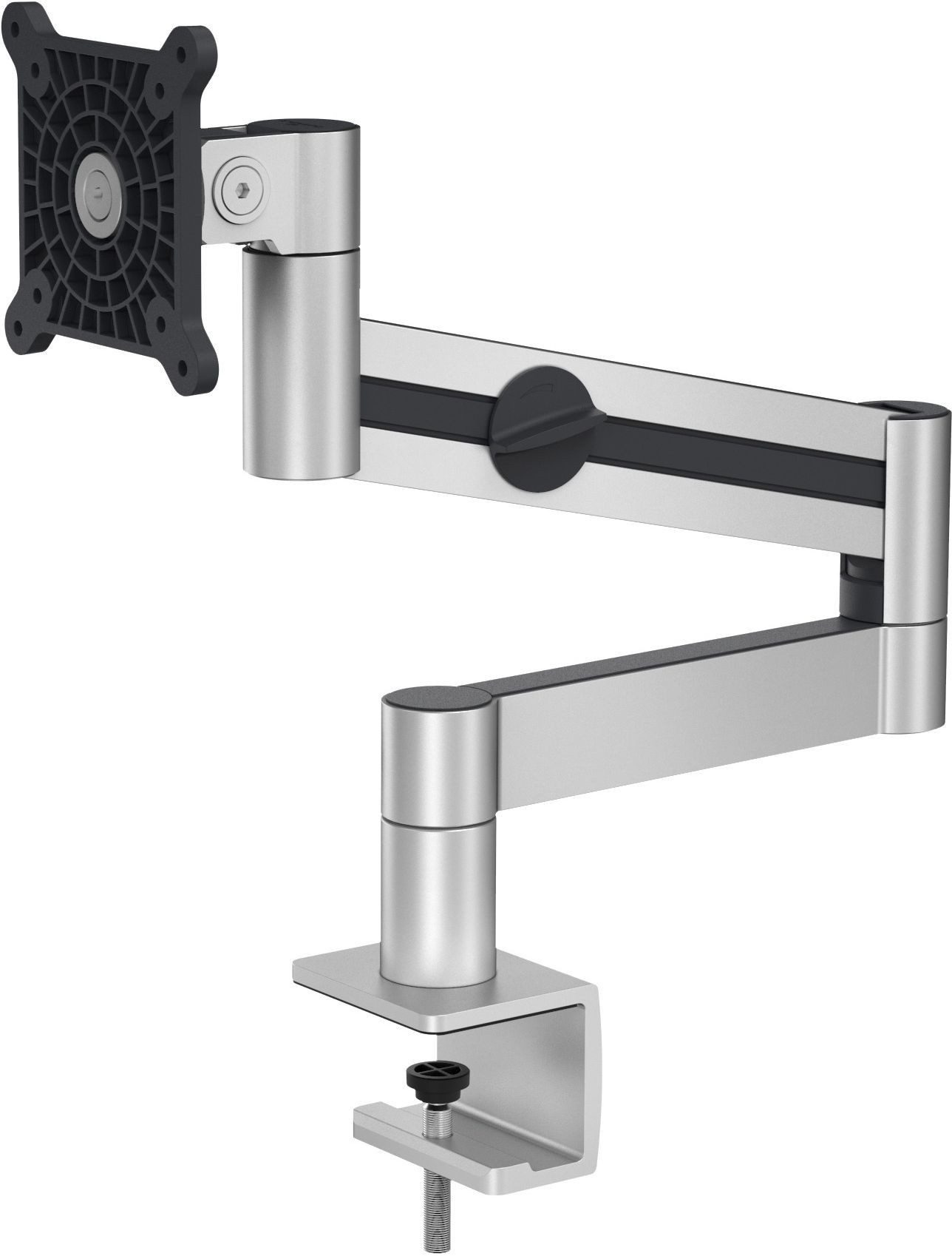 DURABLE Monitor-Halterung Monitorhalterung mit Arm metallic silber 8 kg Tischklemme