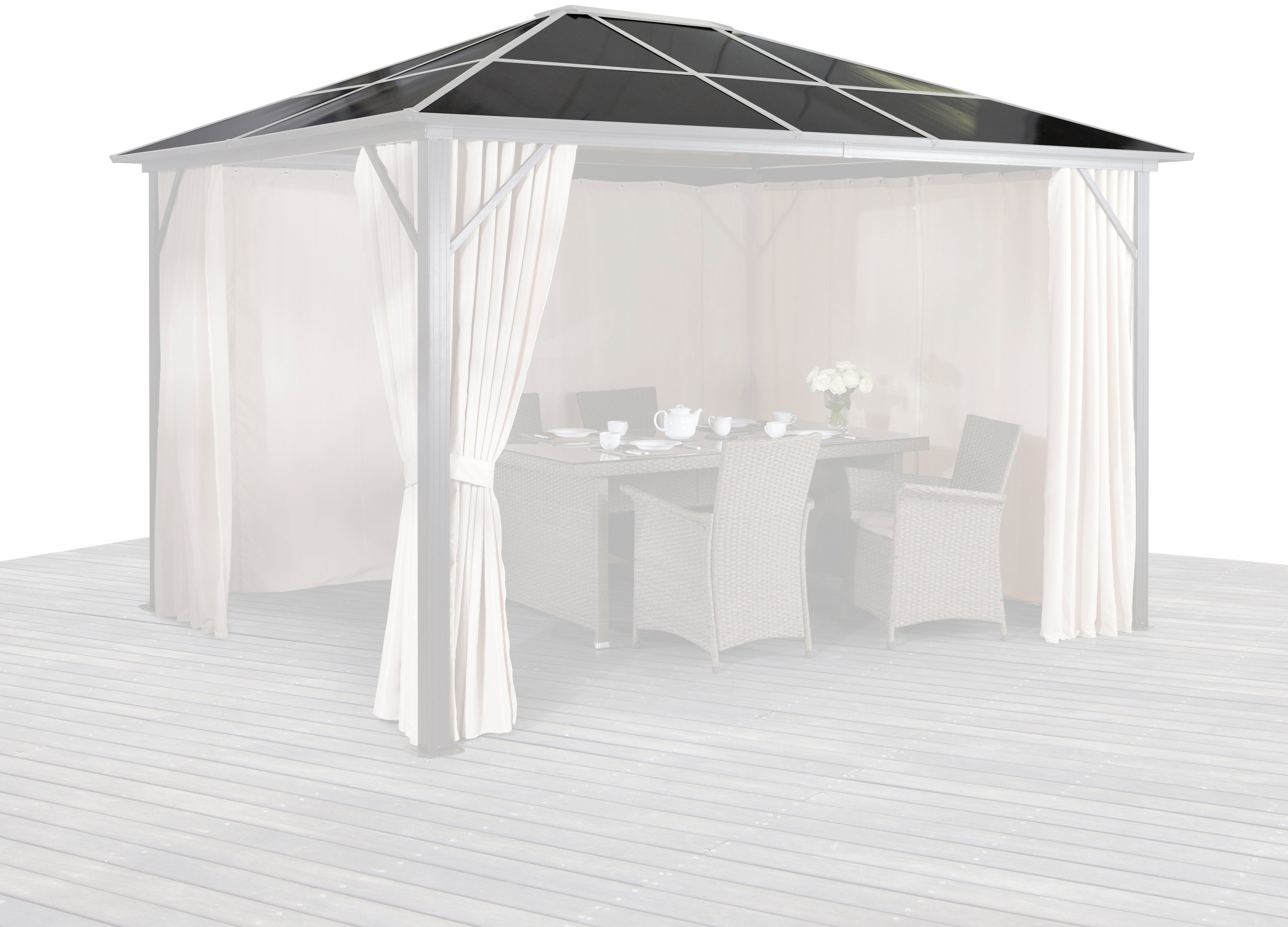 KONIFERA Pavillon-Ersatzdach Aruba, Dachplatten für »Aruba« 300x300 cm günstig online kaufen