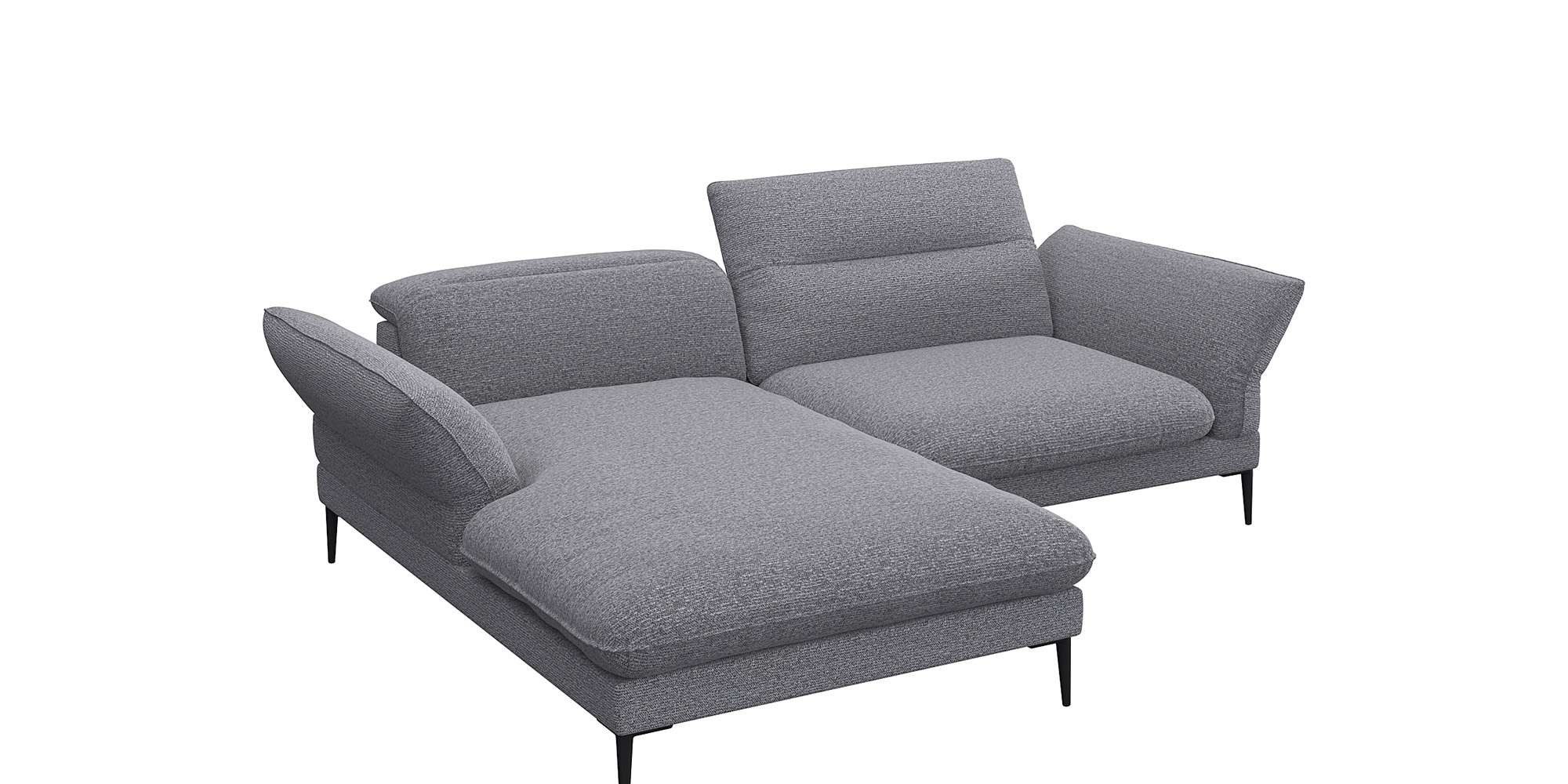 FLEXLUX Ecksofa Salino, Funktionssofa mit Recamiere, günstig online kaufen
