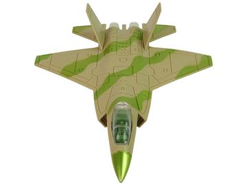 LEAN Toys Spielzeug-Flugzeug Militärflugzeug Düsenantrieb Flugzeug Spielzeug Modell Deko Militärjet