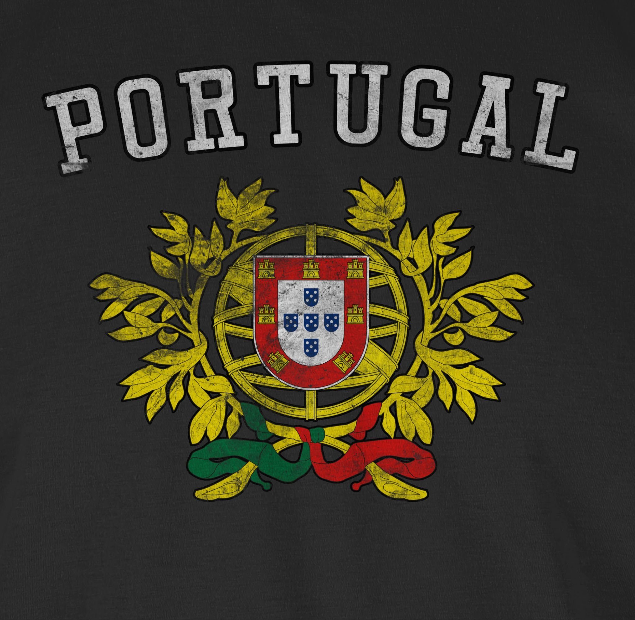 Shirtracer T-Shirt Portugal Wappen WM 2026 Fussball WM Fanartikel