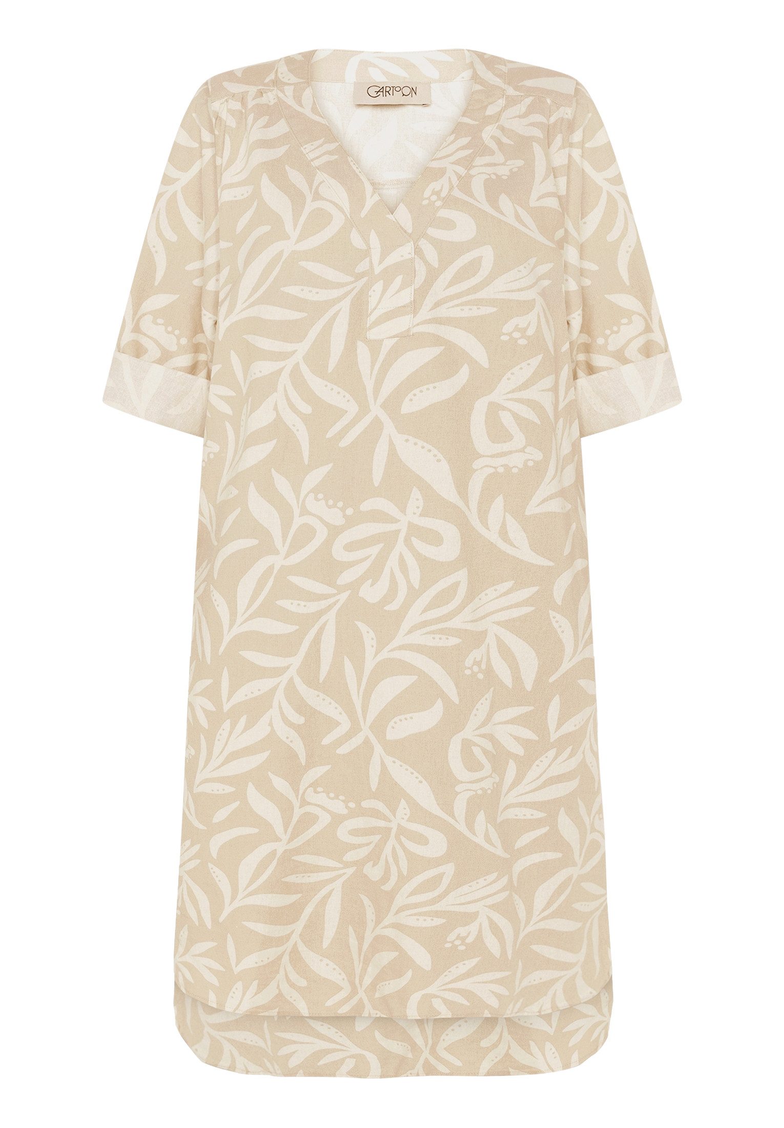 Cartoon Sommerkleid Damen mit Muster