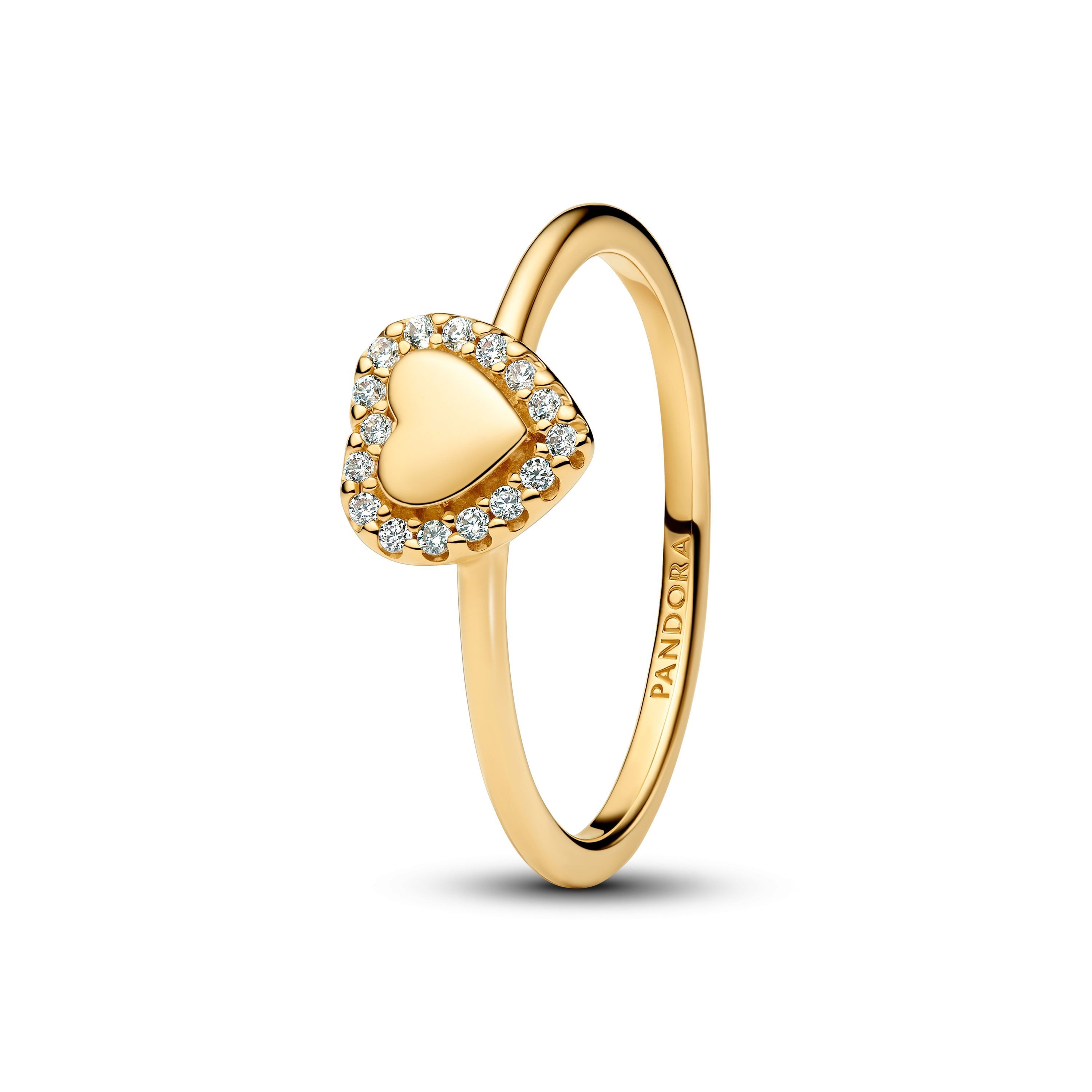Pandora Silberring Pandora Ring Engravable Heart günstig online kaufen