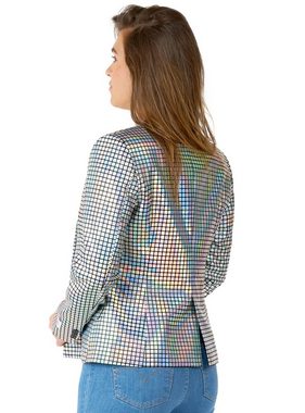 Opposuits Kostüm Discoballer Blazer für Damen, There's a Mirror on the Dancefloor: Anzugjacke zum Kugeln