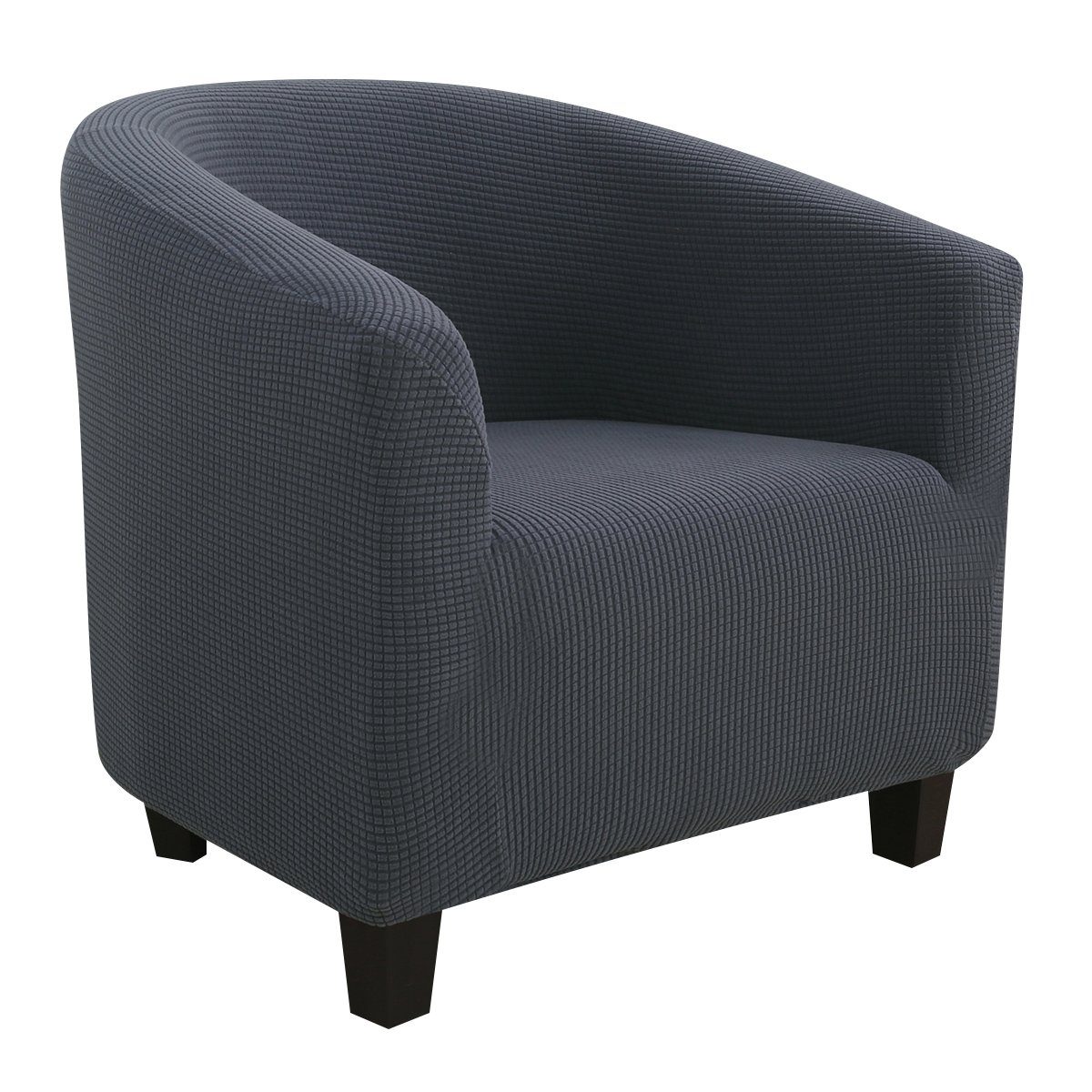 Qelus Hussen-Set Jacquard Schonbezug für Wannenstühle Stretch Stuhlbezug Wohnkultur