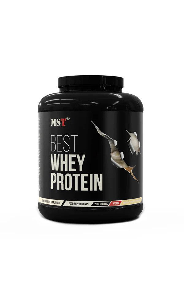 MST Nutrition Best Whey Protein + Enzyme 2010g - Vanilla Ice Cream Pulver, 2010 g, Pulver
