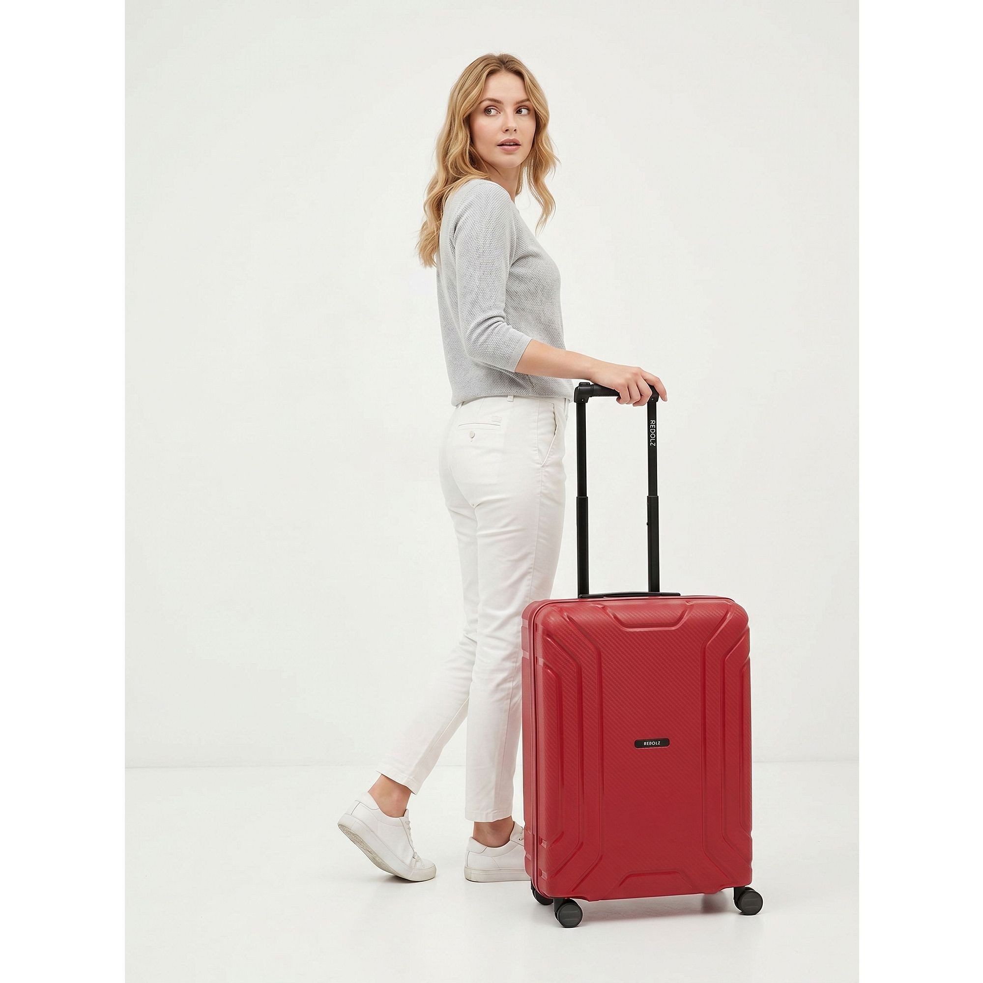 Redolz Hartschalen-Trolley Essentials 15, 4 Rollen, Polypropylen
