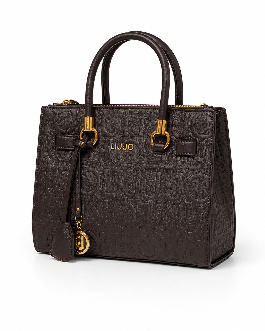 Liu Jo Satchel S SATCHEL - kleine Satchel Tasche mit Logo und Anhänger - Handtsche