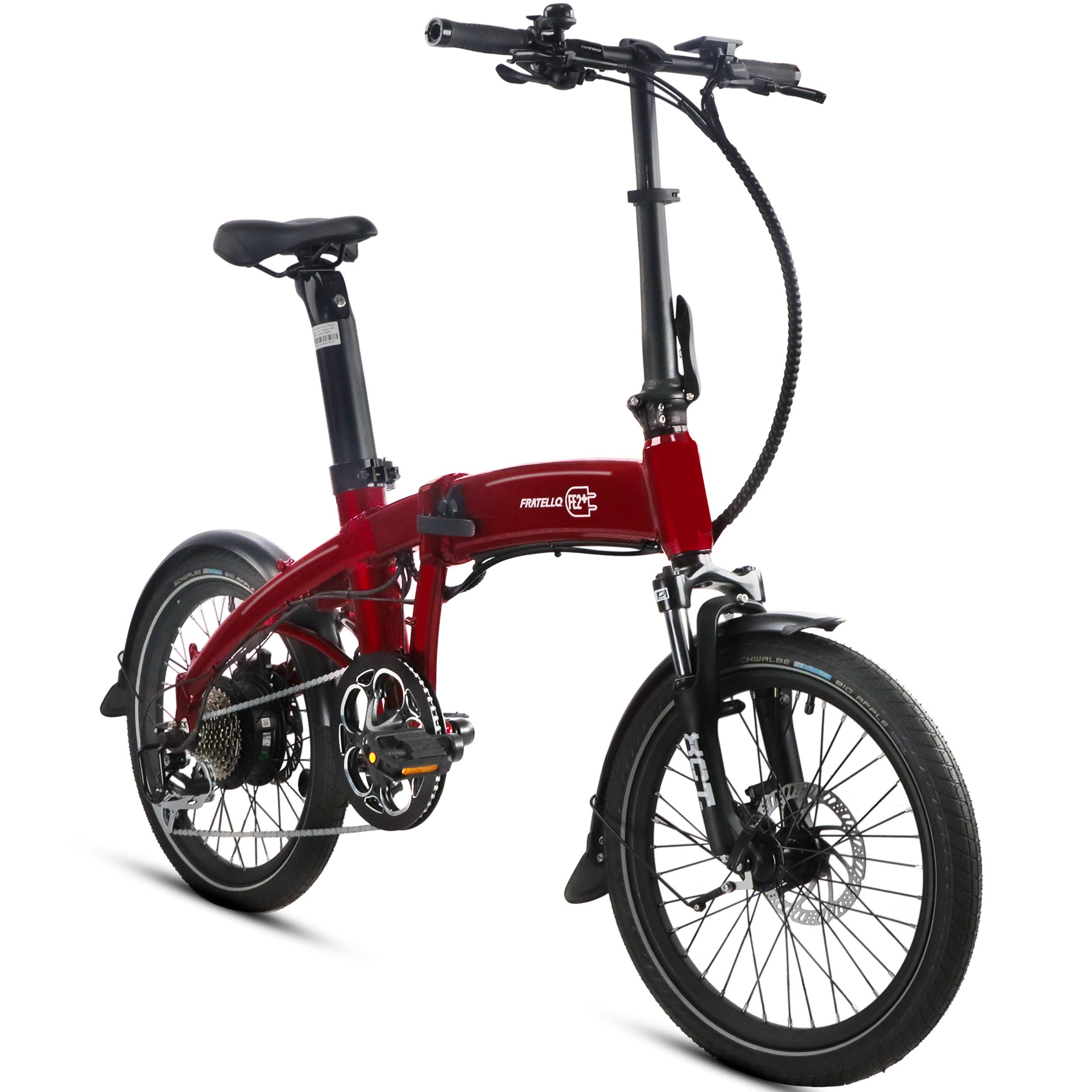 E-Bike Faltrad FF2 E-faltrad mit 20x2.15 Heckmotor Damen 756Wh Akku Herren