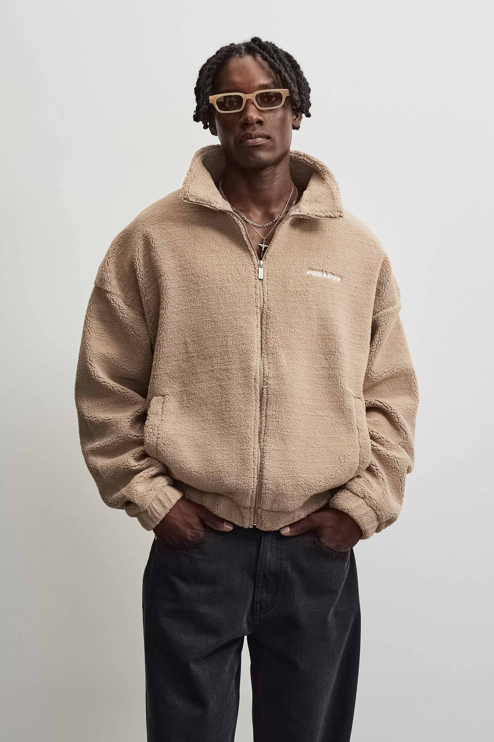 PEGADOR Sweatjacke Alto Teddy Jacket Kunstfaser, regular fit