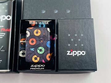Zippo Feuerzeug Zippo 540° Schallplatte Vinyl Vintage Geschenkset Sturmfeuerzeug