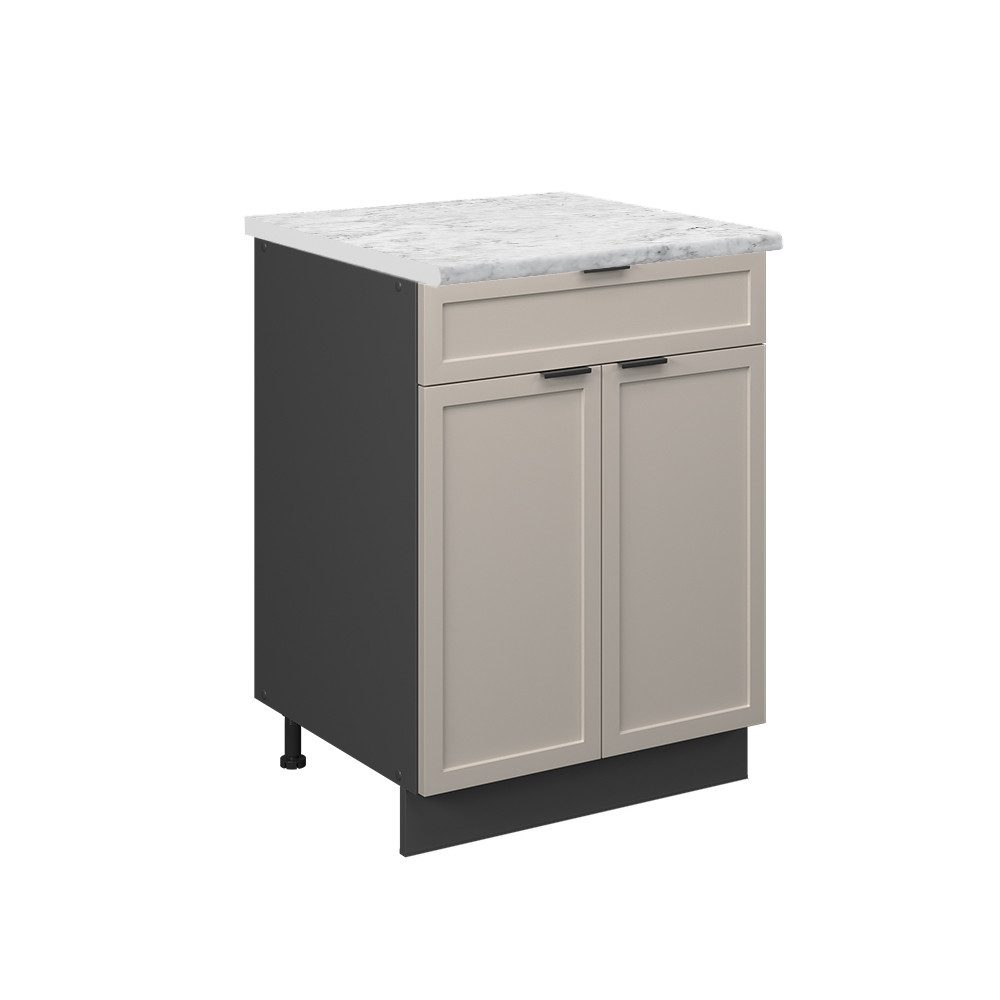 Vicco Unterschrank Fame-Line, GrauBeige/Anthrazit, 60 cm günstig online kaufen