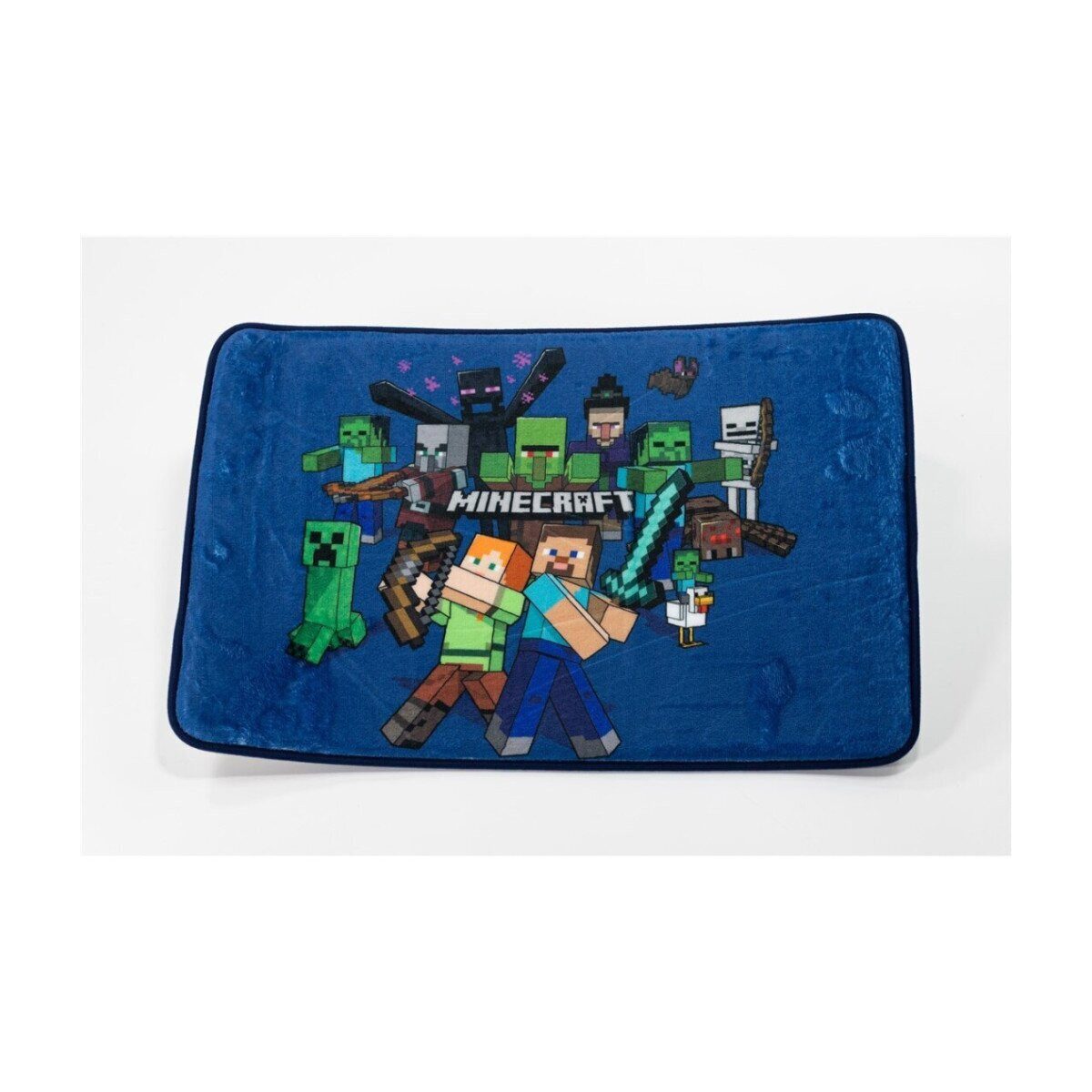 Minecraft Badematte Minecraft Battle Badteppich 40x60cm für Kinder, 100% Polyester
