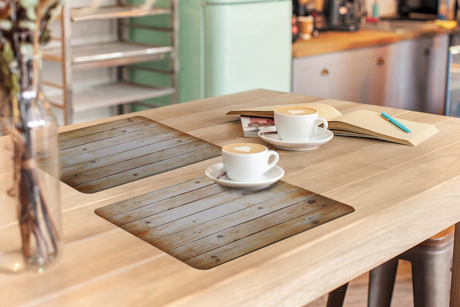 MuchoWow Platzset Brocante - Holz