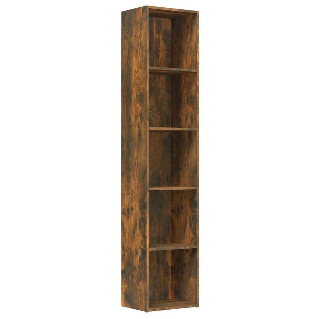 Holzwerkstoff furnicato Räuchereiche cm 40x30x189 Bücherregal