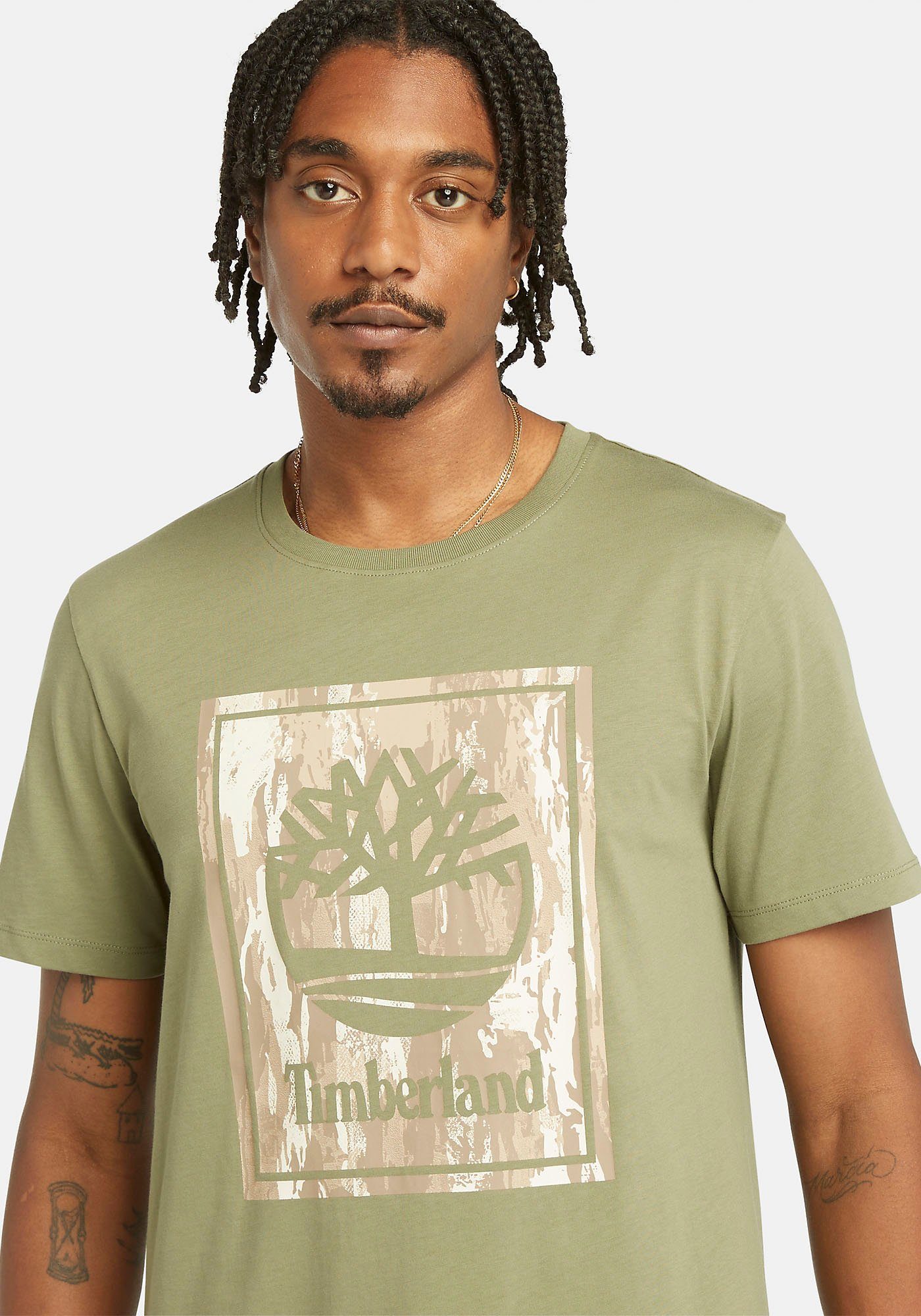 Timberland T-Shirt STACK LOGO Camo Short günstig online kaufen