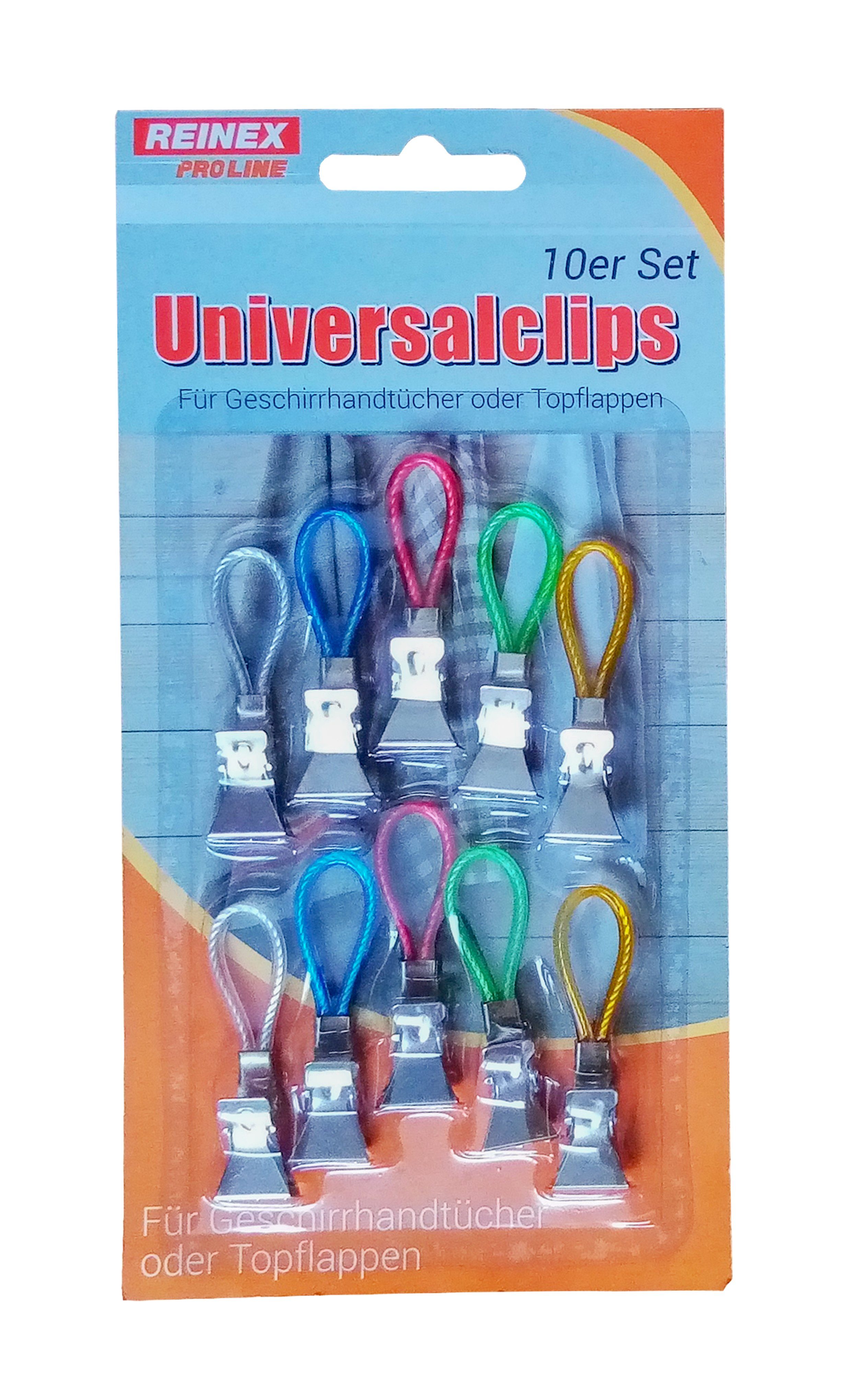 Reinex Handtuchklemme 10 HANDTUCHCLIPS mit Öse Clips Handtuchaufhänger Hand günstig online kaufen