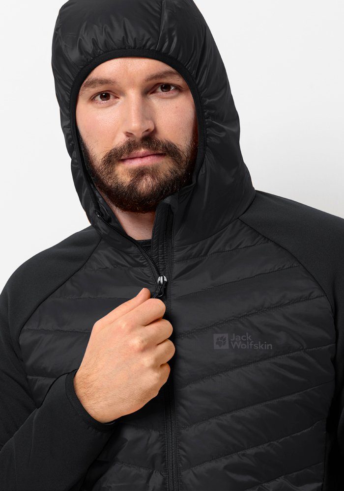 PRO M Jack Hybridjacke HYBRID black Wolfskin ROUTEBURN