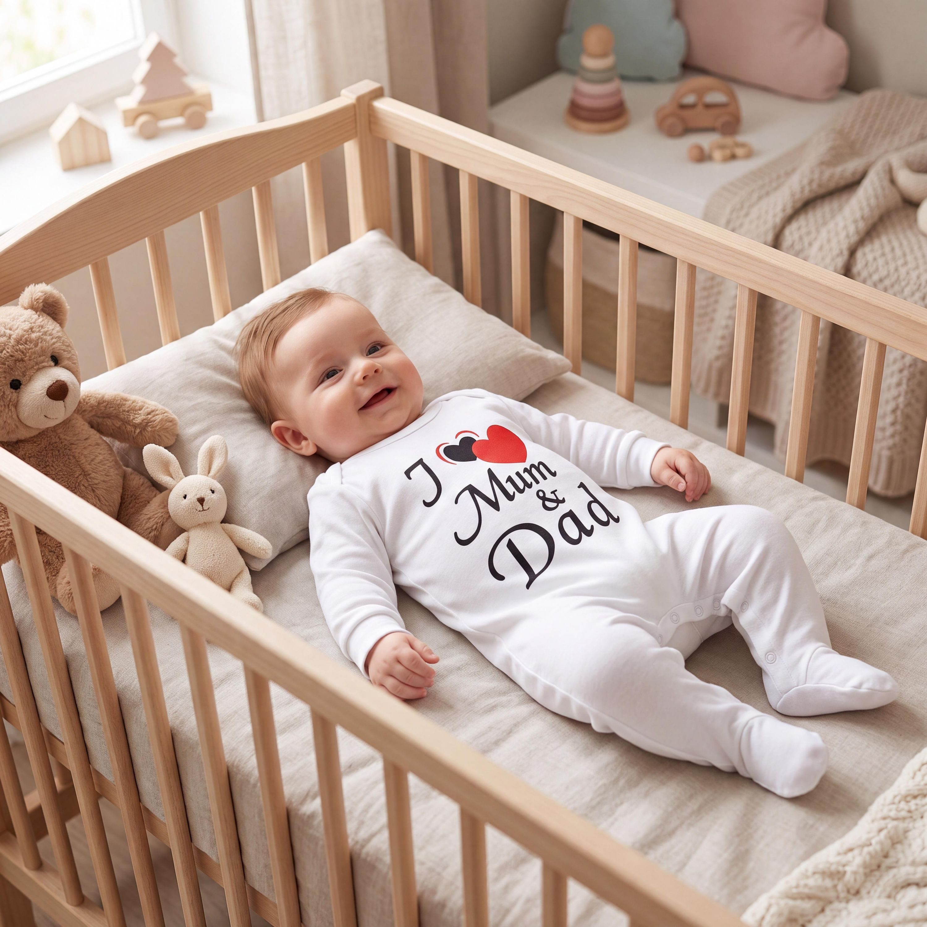 TupTam Strampler TupTam Unisex Baby Strampler Set Spruch Mamas & Papas Schatz – Bild 3 von 5