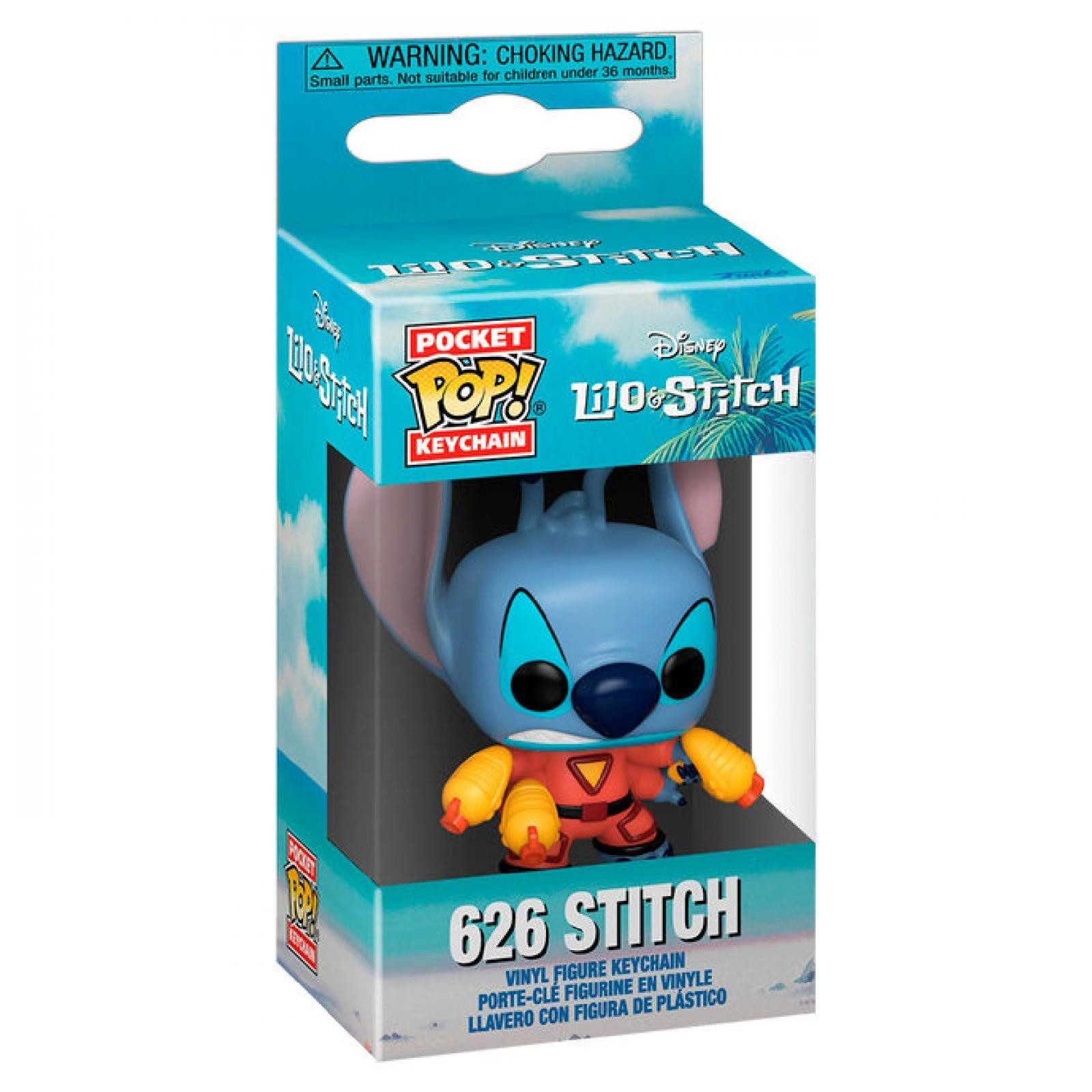Funko Schlüsselanhänger Pocket POP Keychain Disney Lilo & Stitch 626 Stitch