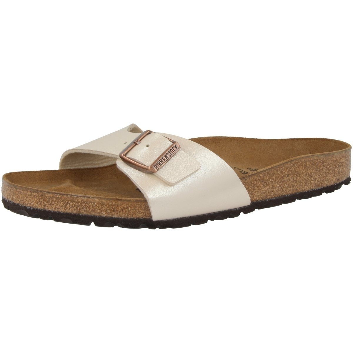 Birkenstock Madrid Birko-Flor Graceful schmal Damen Pantolette Hausschuhe, Sandaletten, Mules, Pantoffeln, Slipper