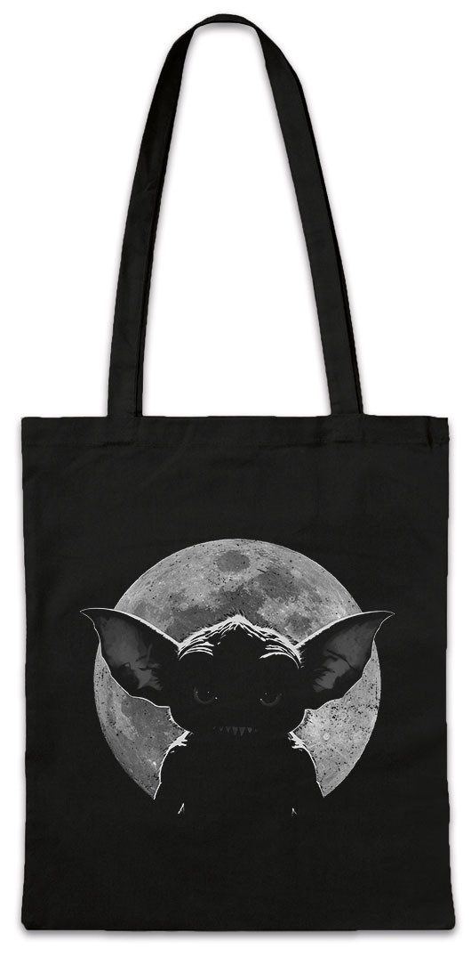 Urban Backwoods Beuteltasche Monster Moon Stofftasche 80s Mond Gremlin Kult Gremlins Horror Gizmo (1-tlg), Mogwai Joe Dante Kleine