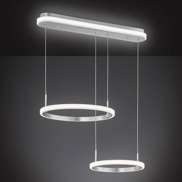 WOFI LED Pendelleuchte, LED-Leuchtmittel fest verbaut, Warmweiß, LED Pendellampe Hängeleuchte Esstischlampe