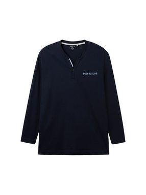 TOM TAILOR PLUS T-Shirt Plus - Gestreiftes Langarmshirt