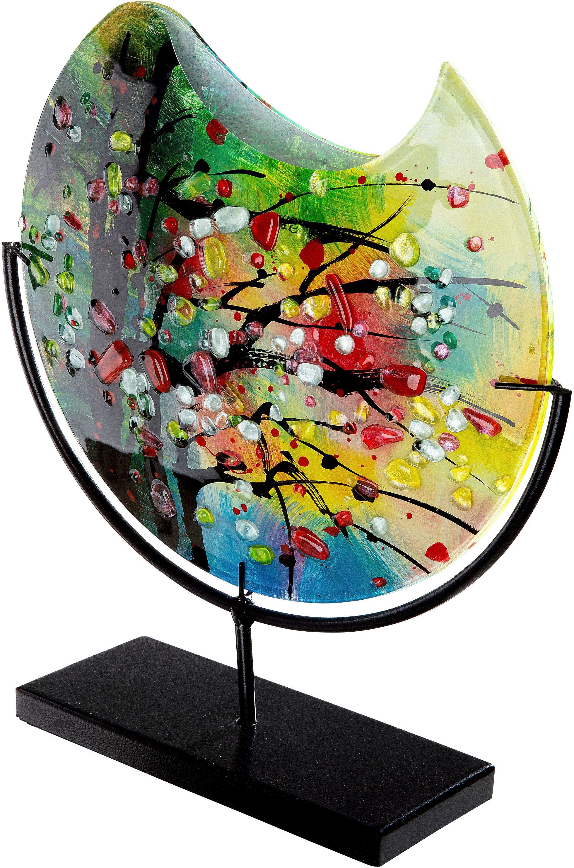 Casablanca by Gilde Tischvase Nicosia (1 St), dekorative Vase aus Glas, Blumenvase
