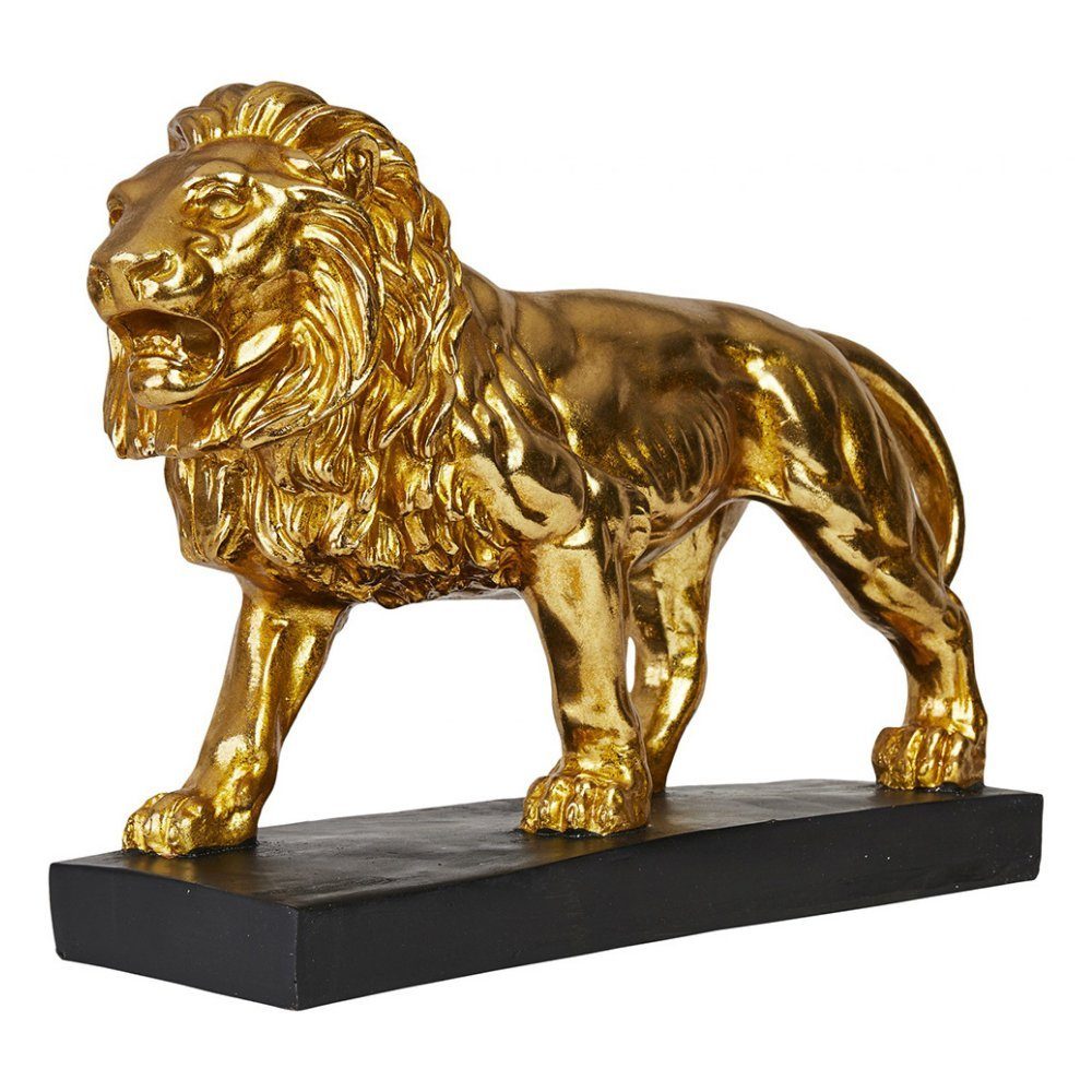 Hansmeier Skulptur Deko Statue Silber, 43 cm, x 28 Deko Gold x & Skulptur Löwe, 13