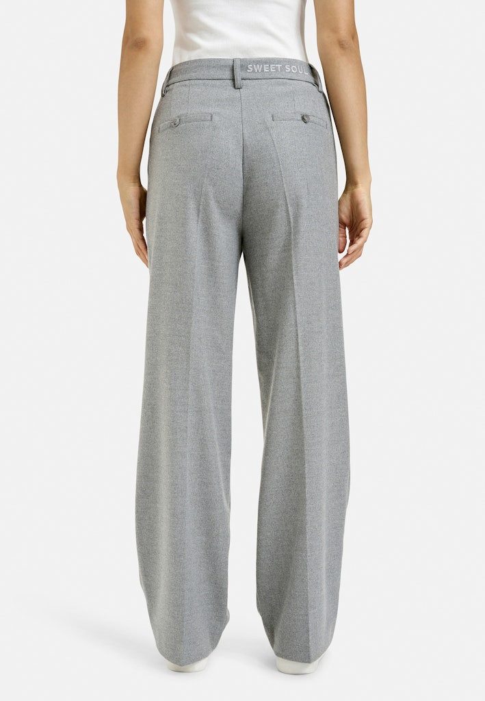 Smith & Soul Chinos WIDELEG PANTS MID GREY günstig online kaufen